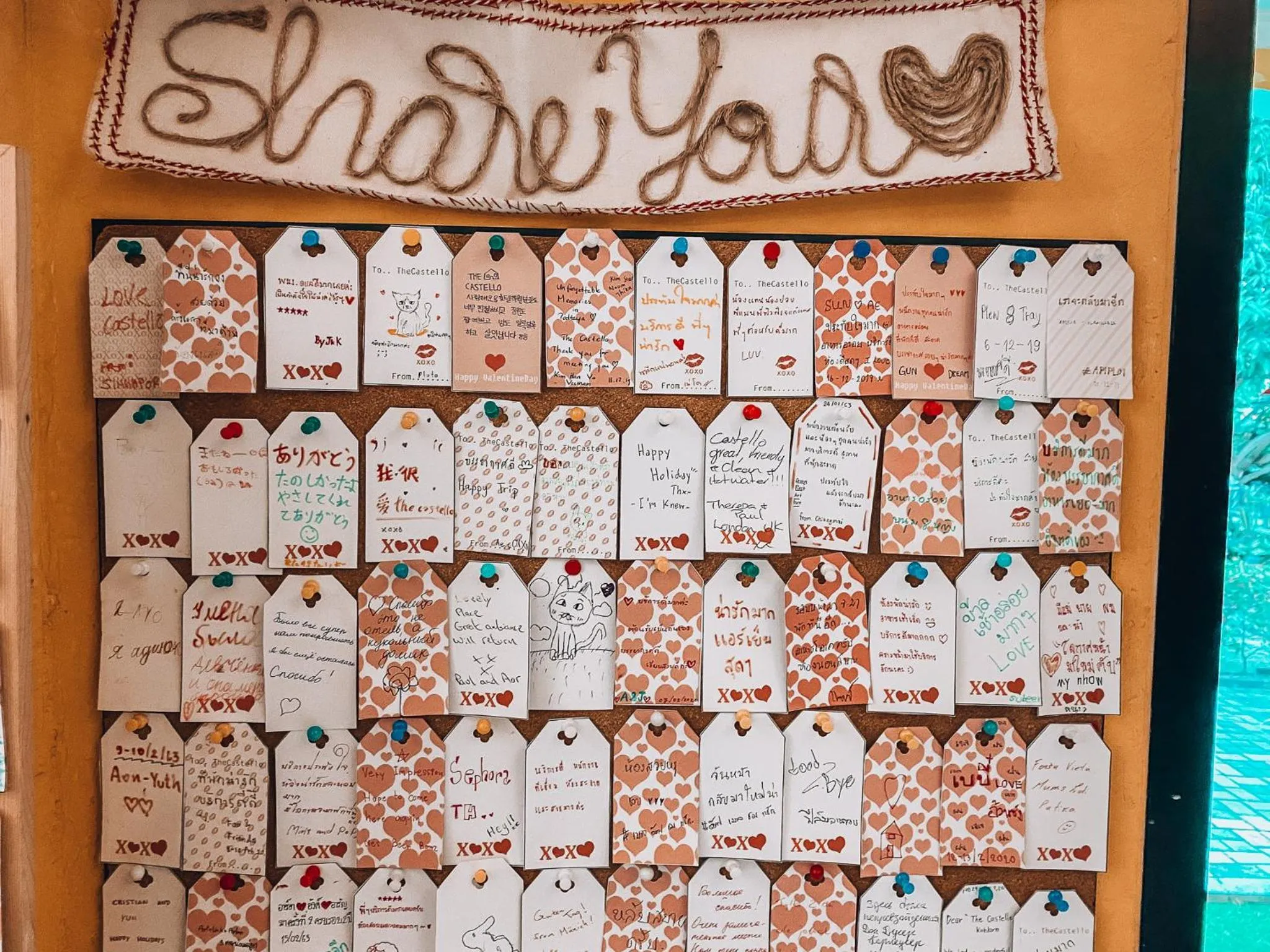 Text overlay in The Castello Resort