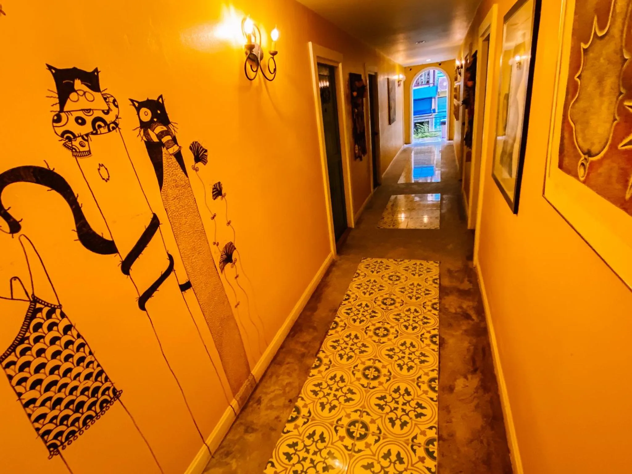 Inner courtyard view in The Castello Resort