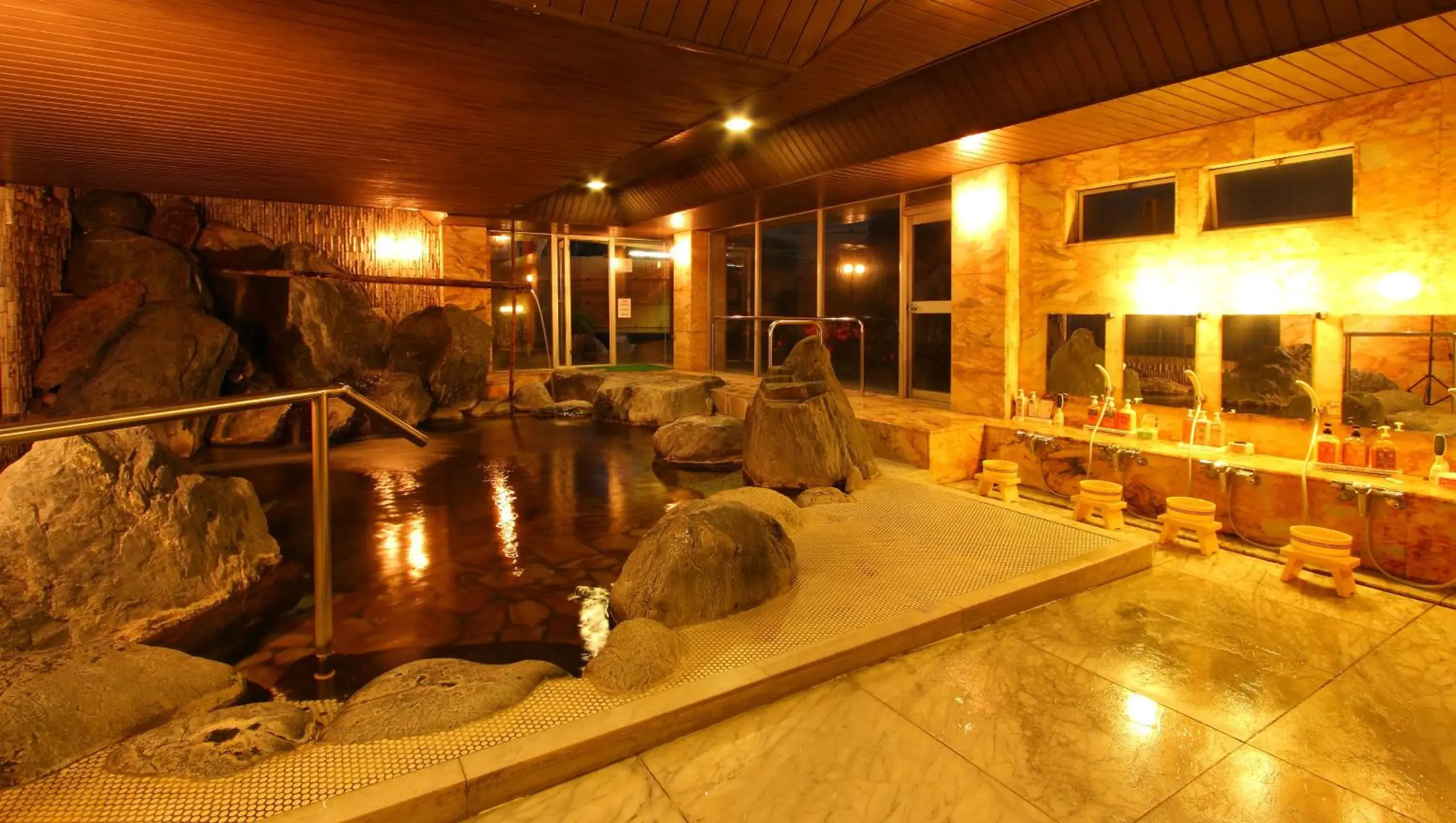 Hot Spring Bath in Isawa View Hotel Hot Spring Bath in Isawa View Hotel