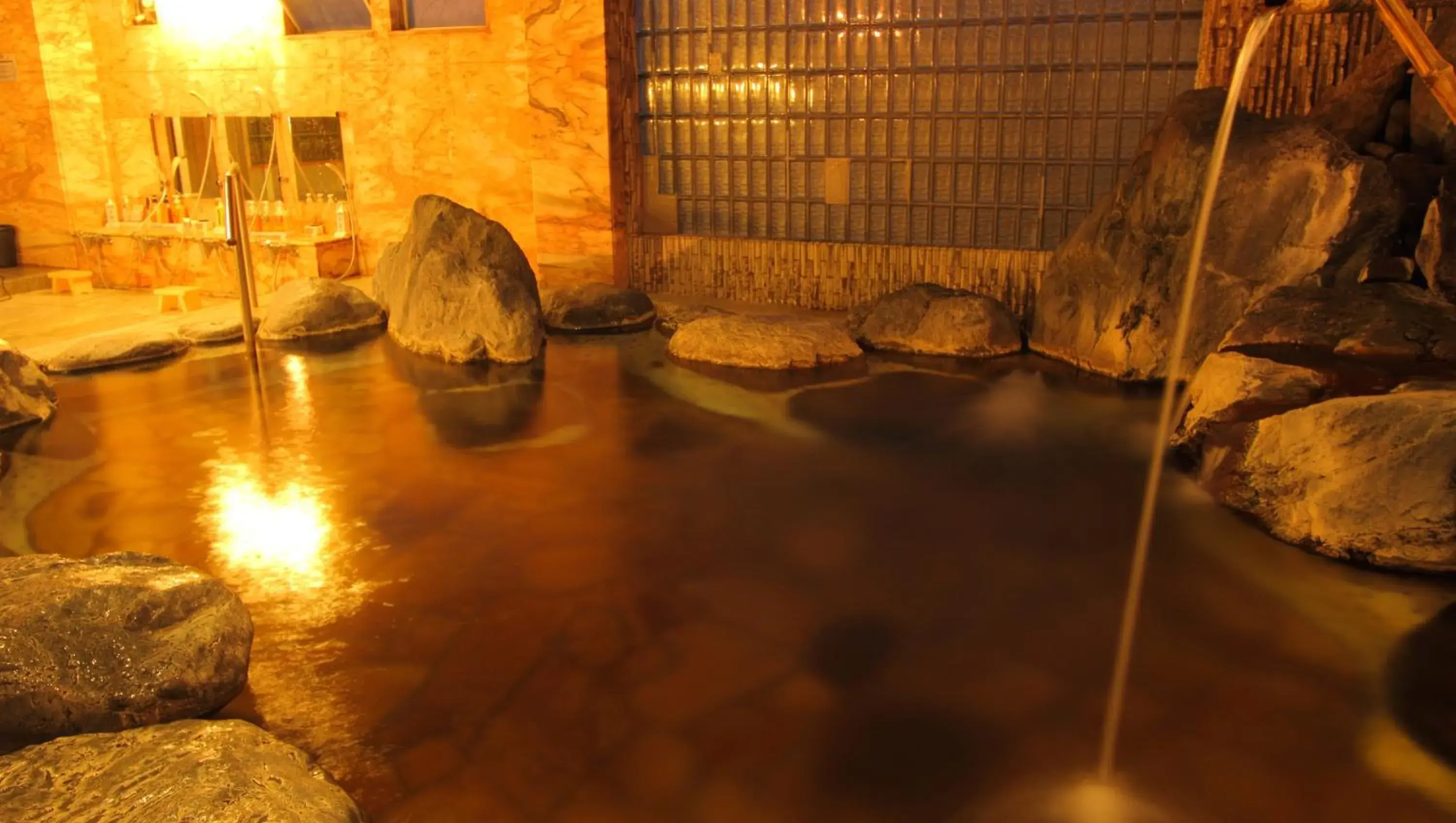 Hot Spring Bath in Isawa View Hotel Hot Spring Bath in Isawa View Hotel