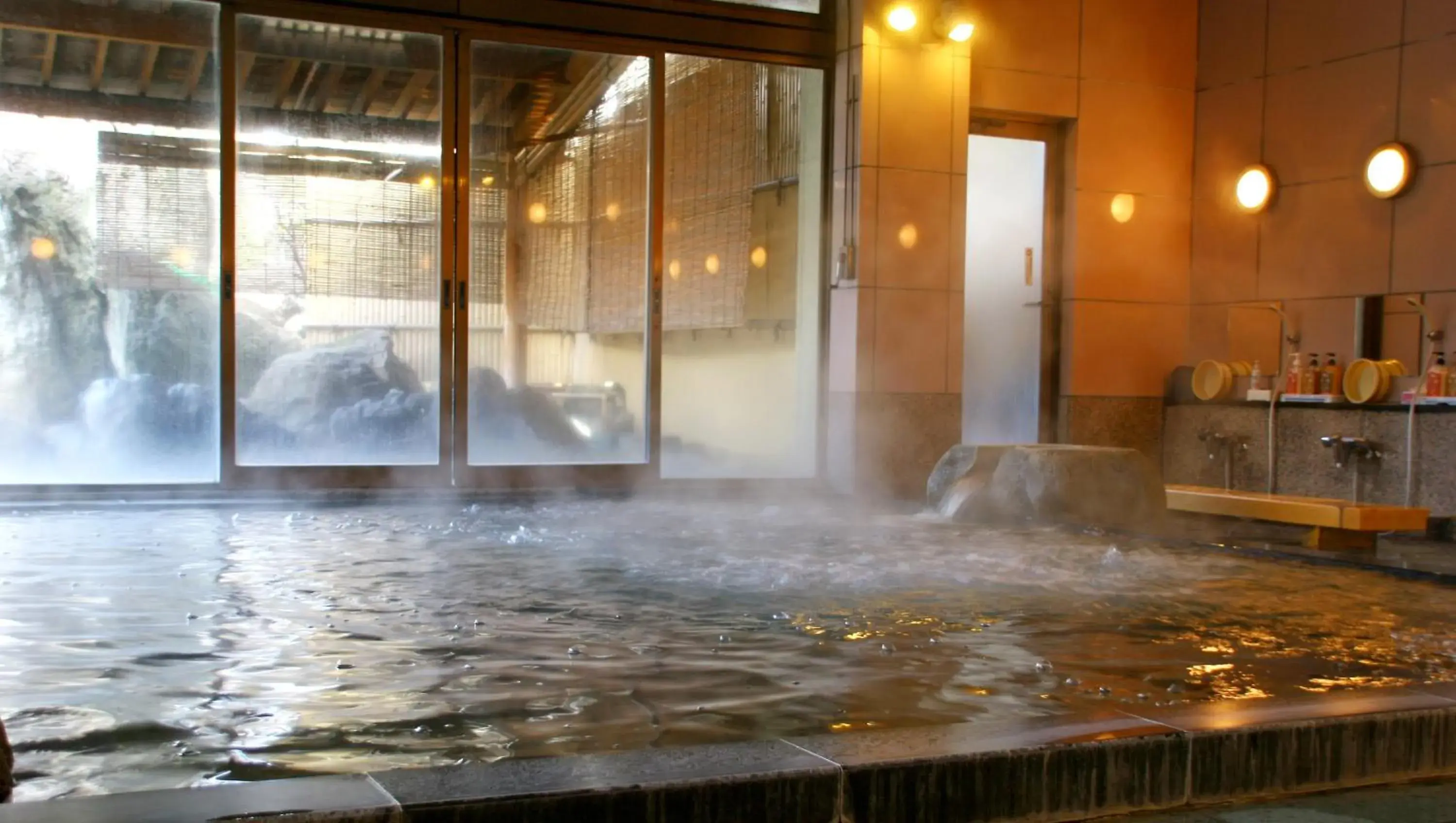Hot Spring Bath in Isawa View Hotel Hot Spring Bath in Isawa View Hotel