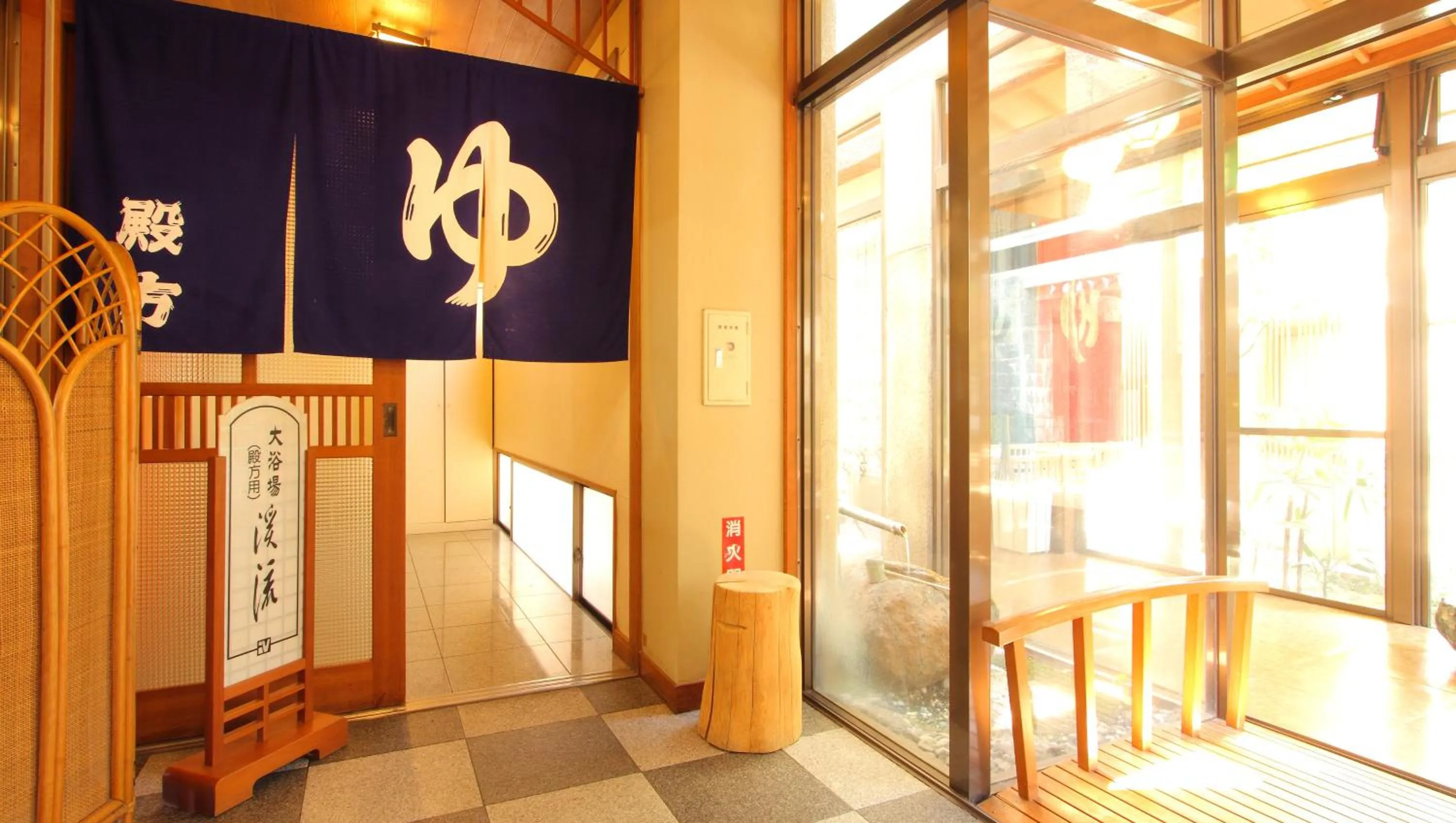 Hot Spring Bath in Isawa View Hotel