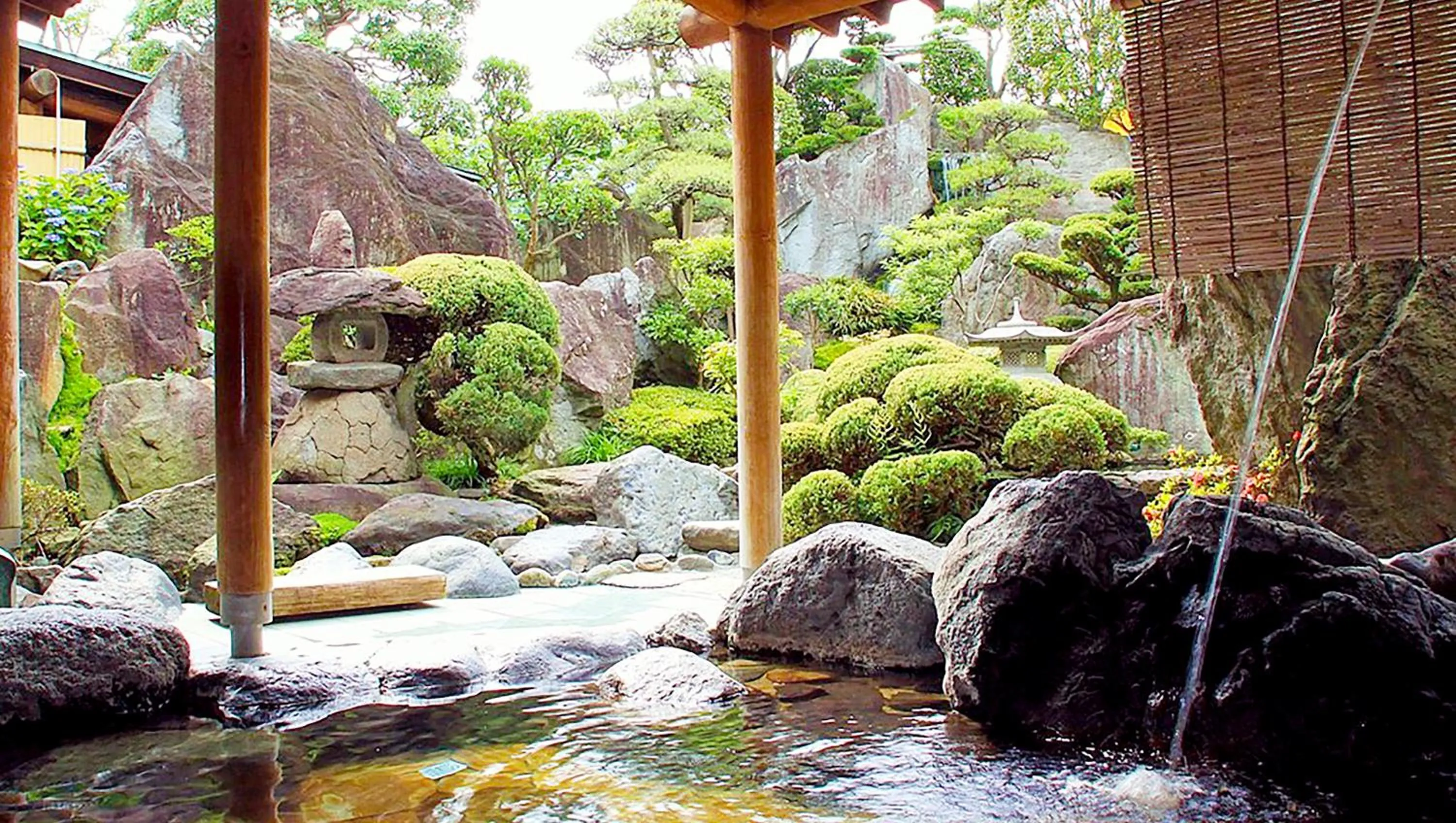 Hot Spring Bath in Isawa View Hotel