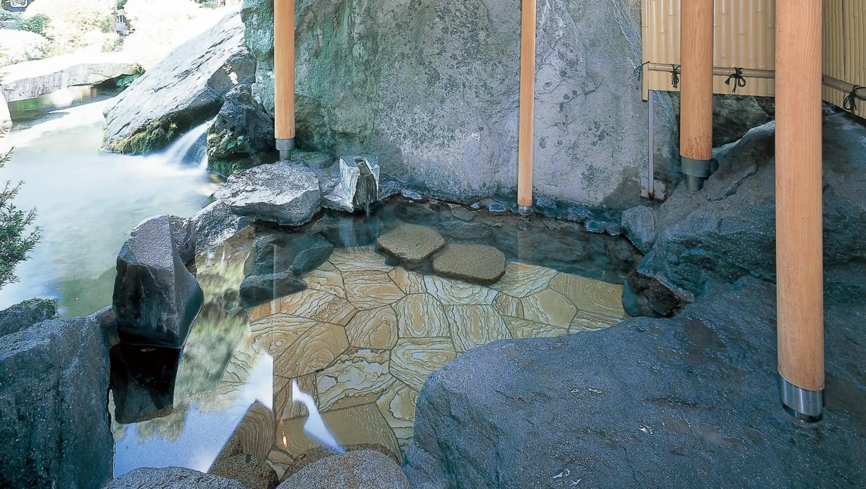 Hot Spring Bath in Isawa View Hotel Hot Spring Bath in Isawa View Hotel