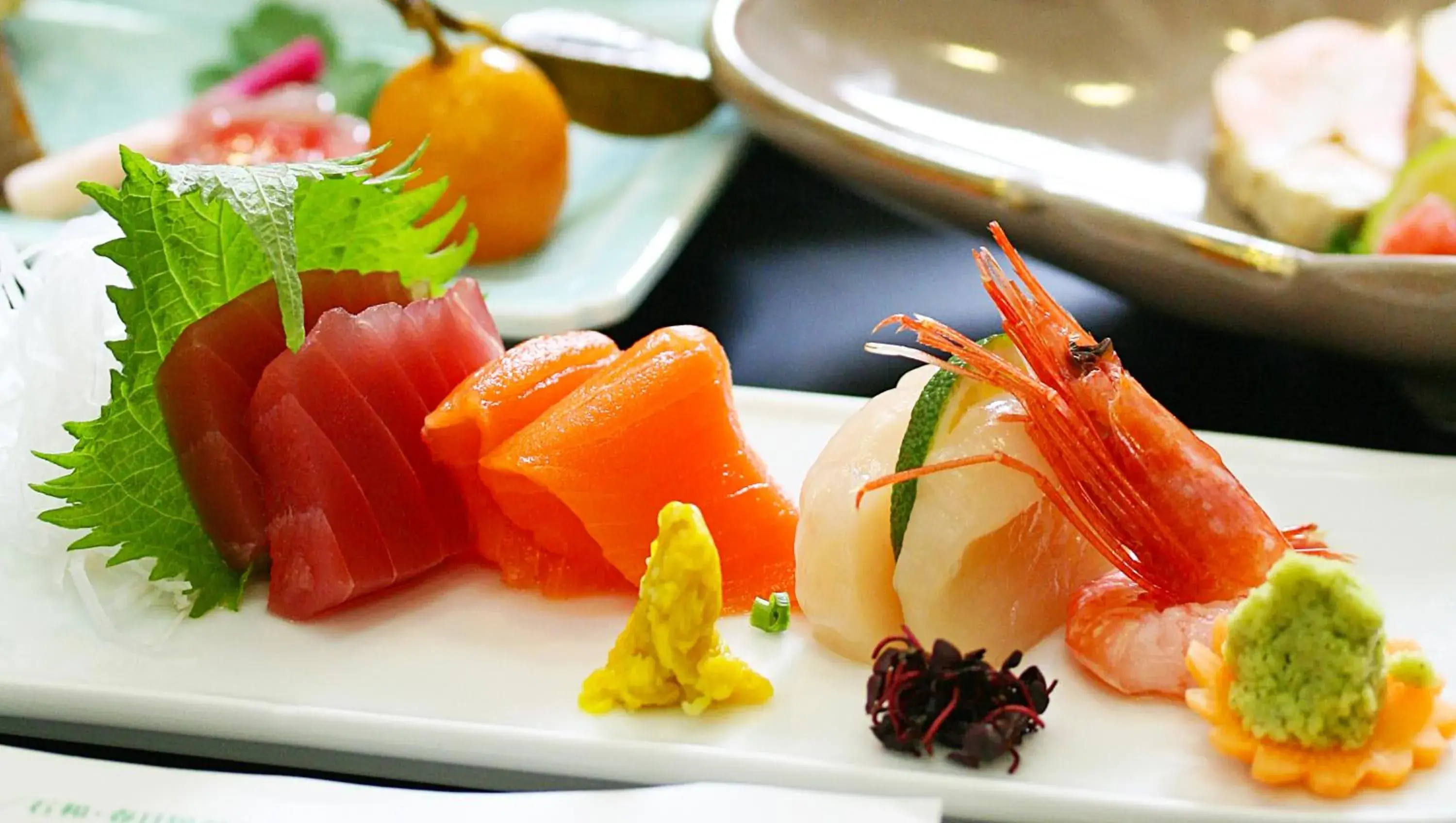 Food close-up in Isawa View Hotel Food close-up in Isawa View Hotel