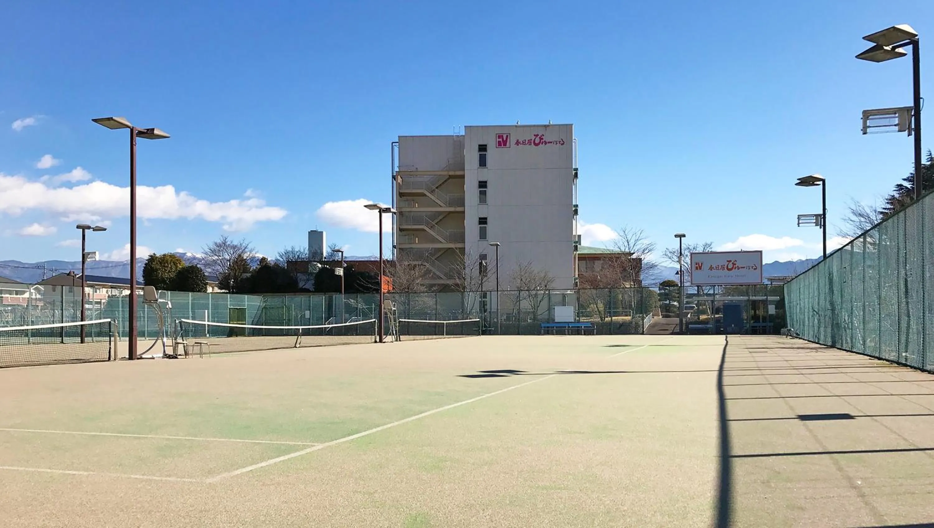 Tennis court in Kasugai View Hotel