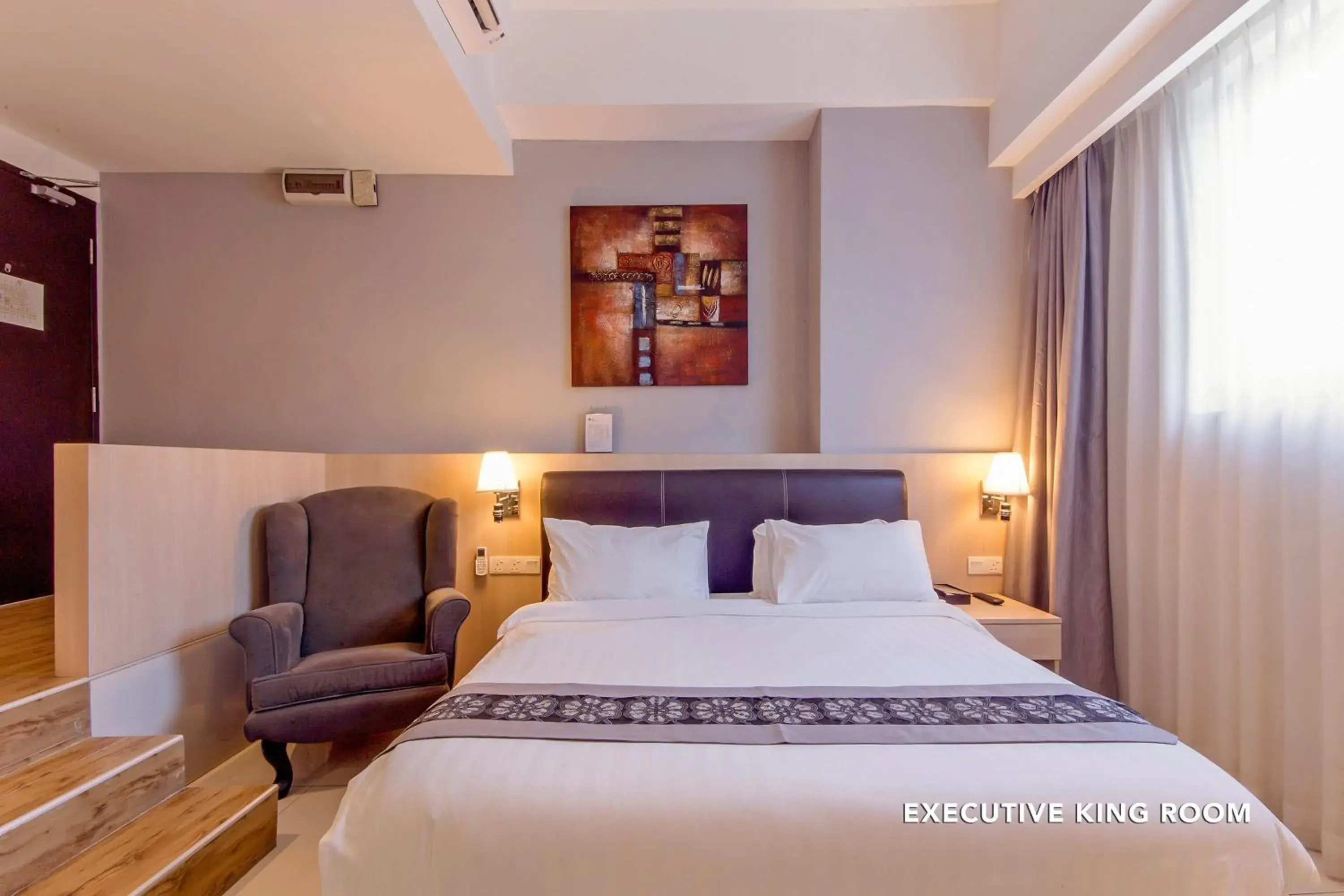 Bed in De Elements Business Hotel KL