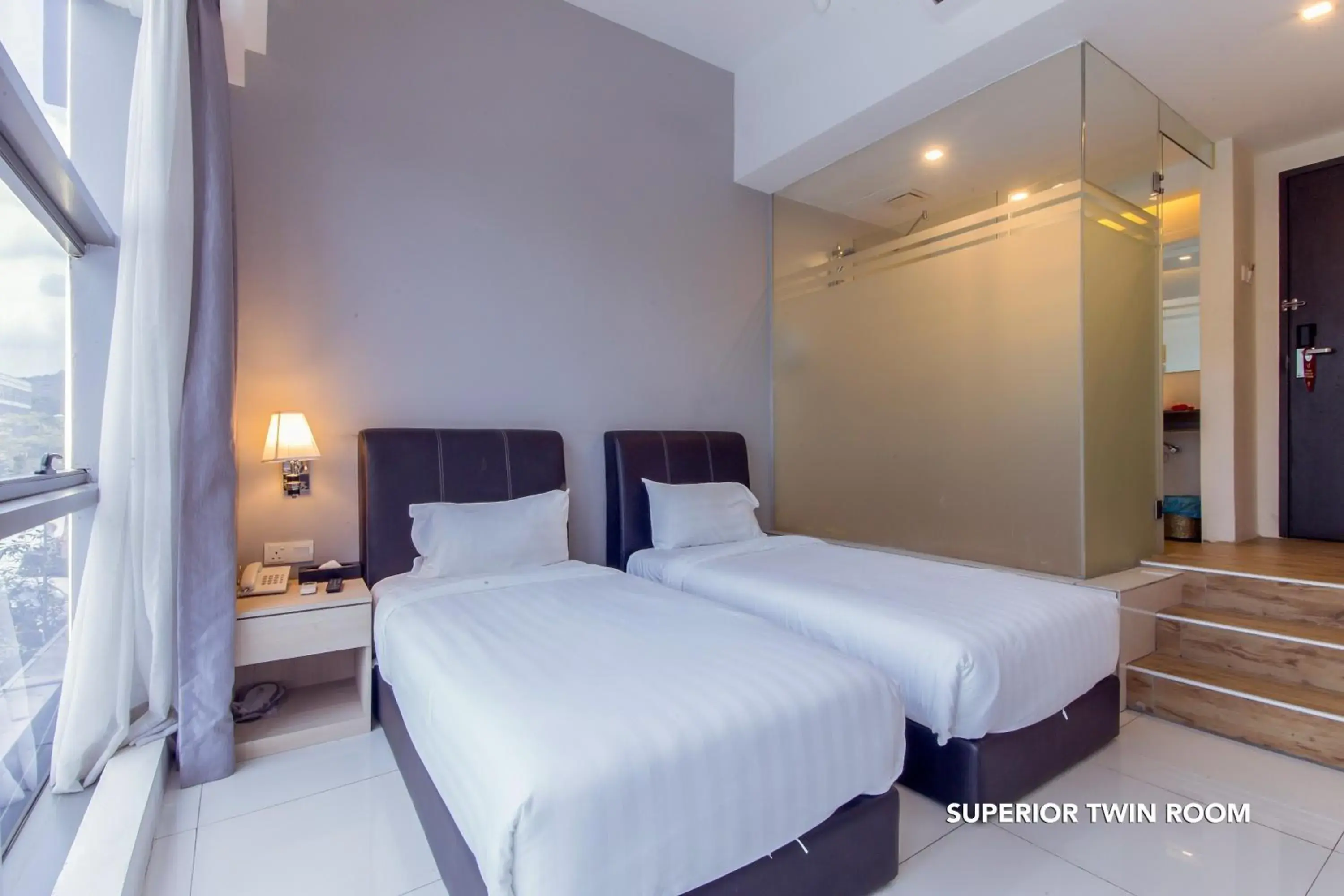 Bed in De Elements Business Hotel KL