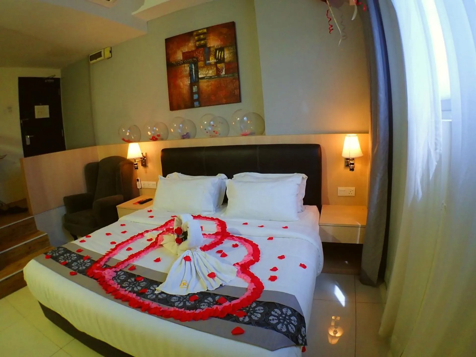 Decorative detail, Bed in De Elements Business Hotel KL