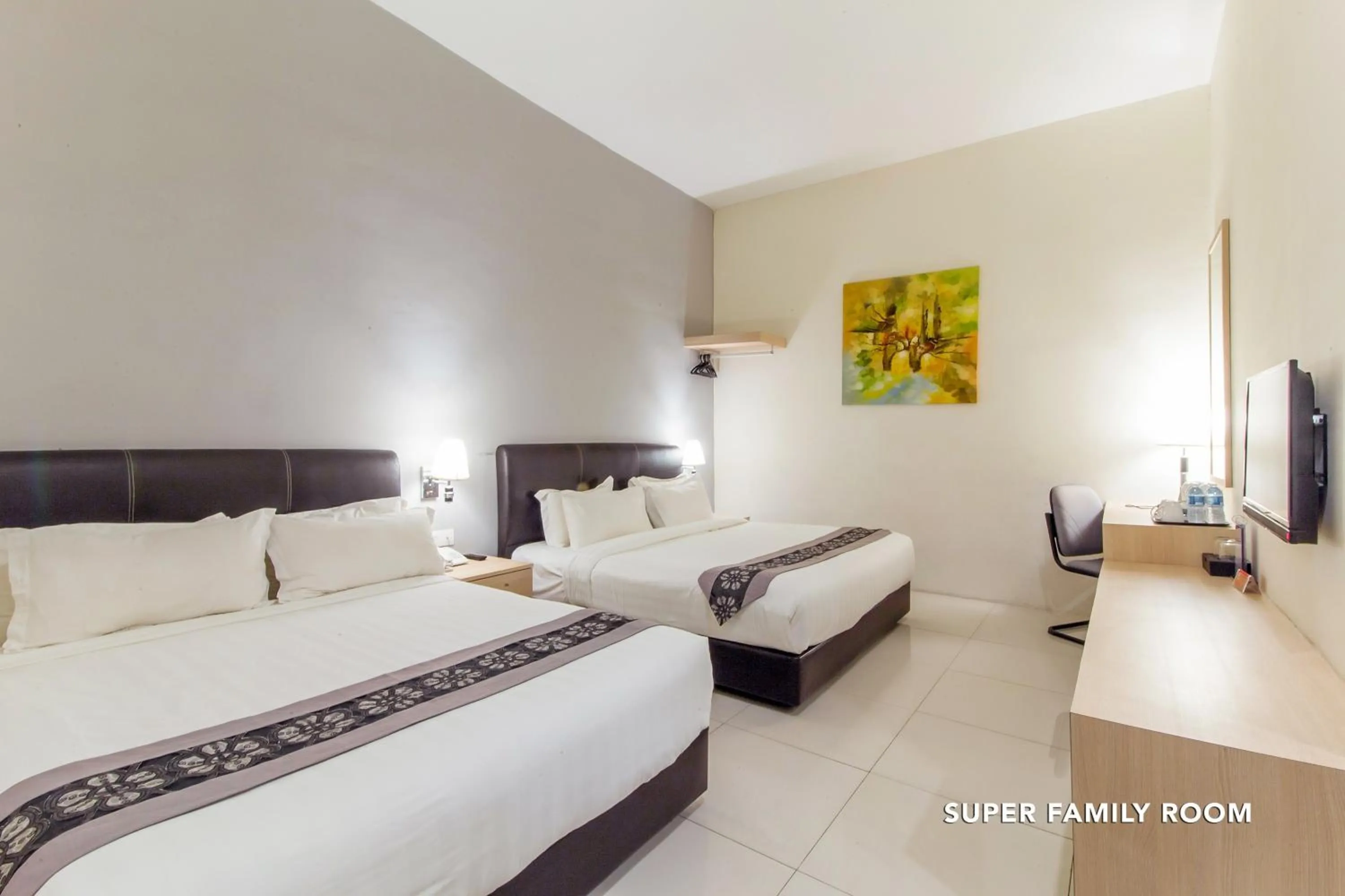 Bed in De Elements Business Hotel KL