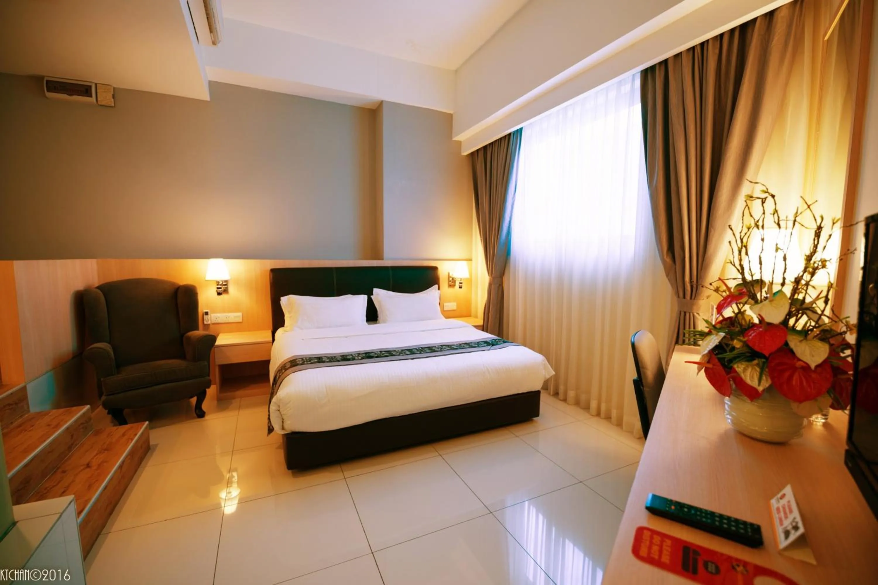 Bed in De Elements Business Hotel KL