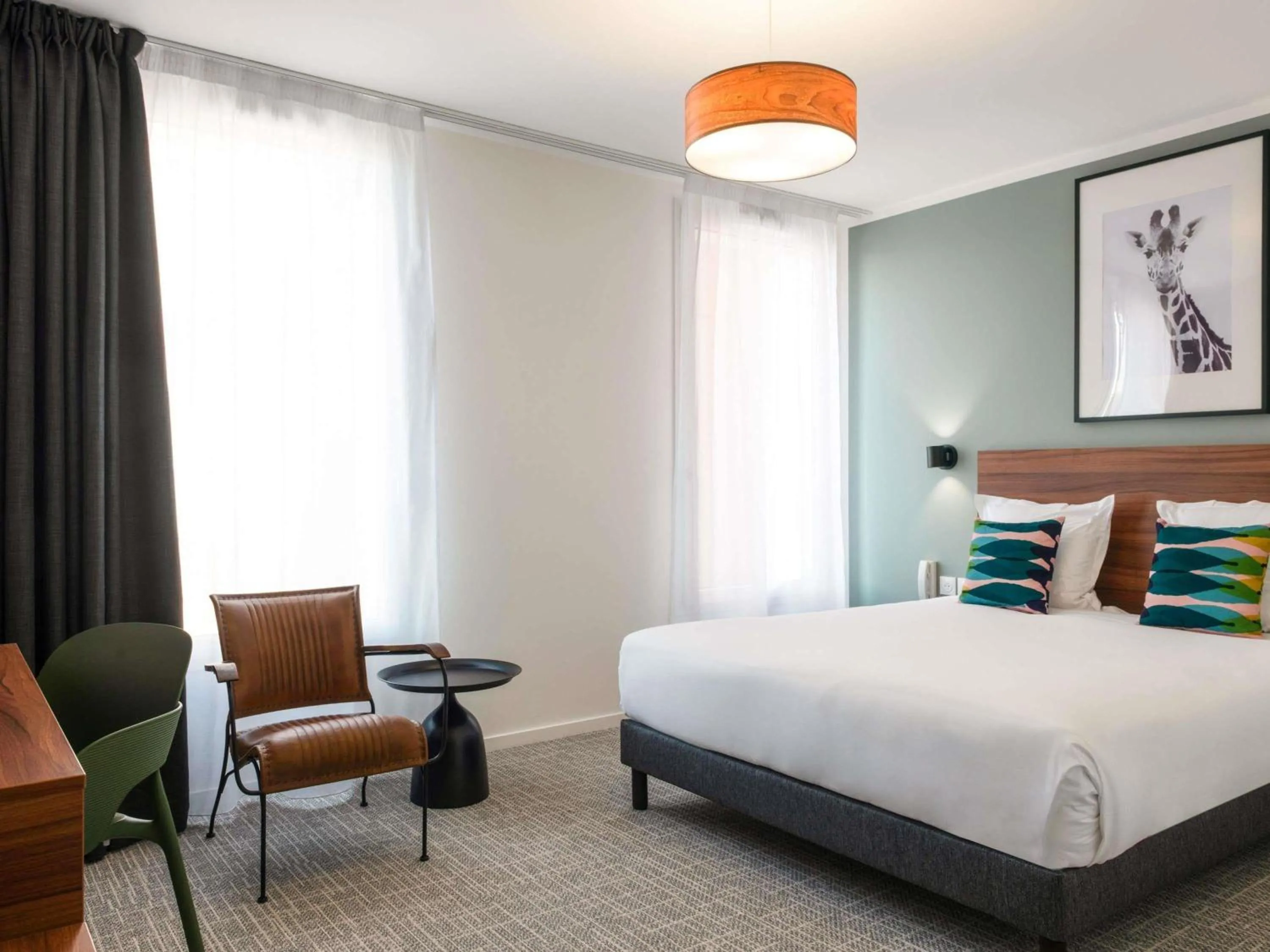 Bedroom, Bed in Aparthotel Adagio Access Lille Villeneuve-d'Ascq