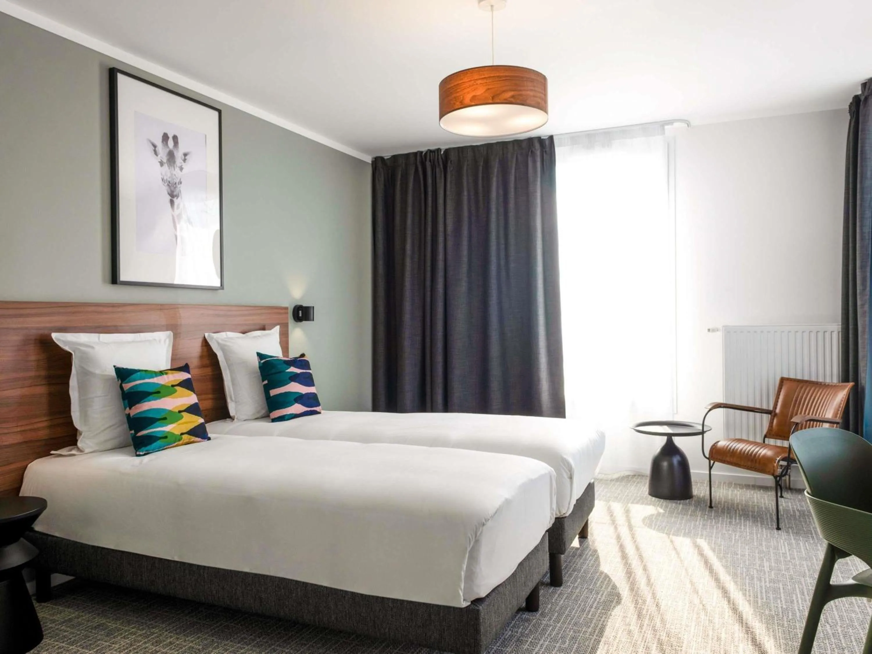 Bedroom, Bed in Aparthotel Adagio Access Lille Villeneuve-d'Ascq