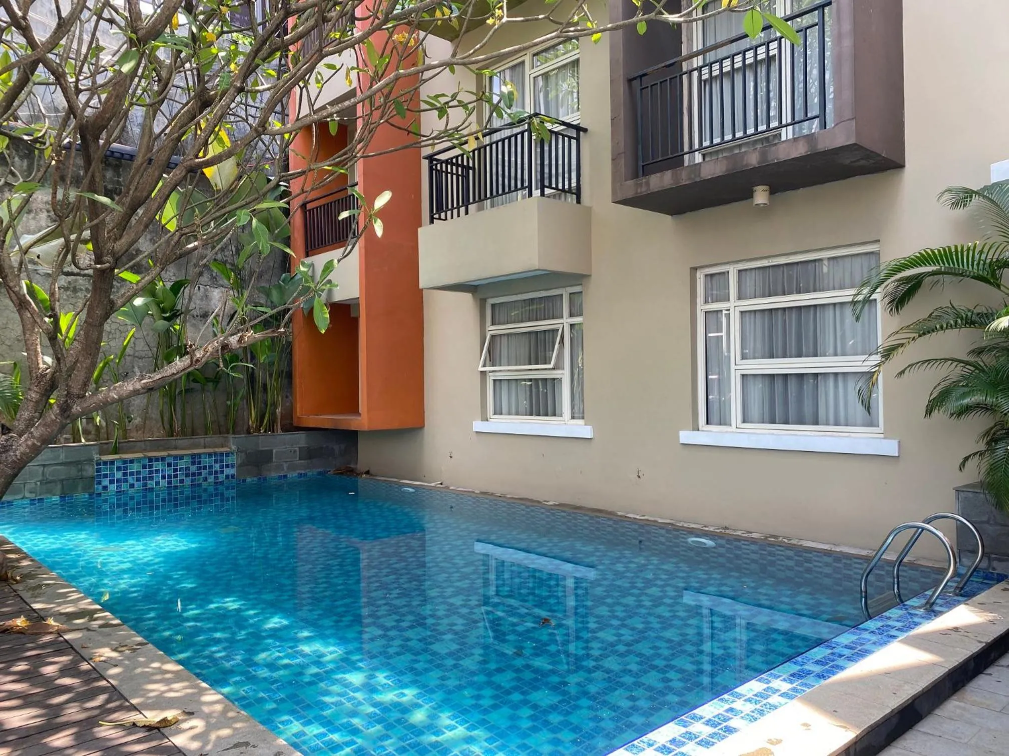 Pool view in Regato Suites