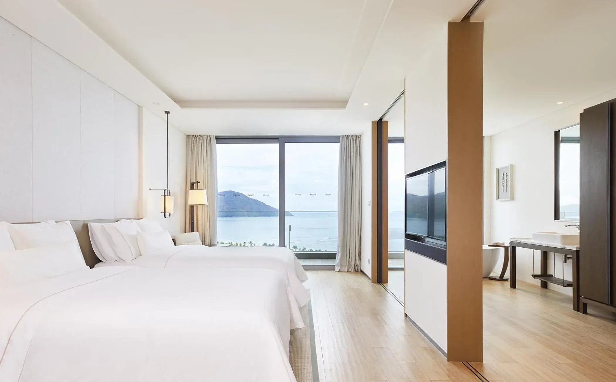 Deluxe Double Room with Two Double Beds and Ocean View - Oceanfront in The Westin Blue Bay Resort & Spa Deluxe Double Room with Two Double Beds and Ocean View - Oceanfront in The Westin Blue Bay Resort & Spa