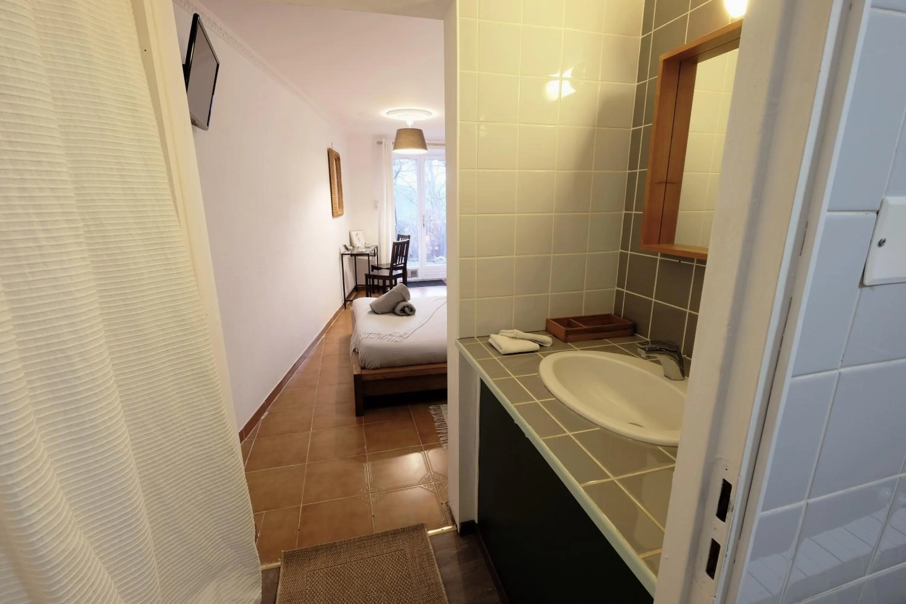 Bathroom in la Ferme de Vazerat
