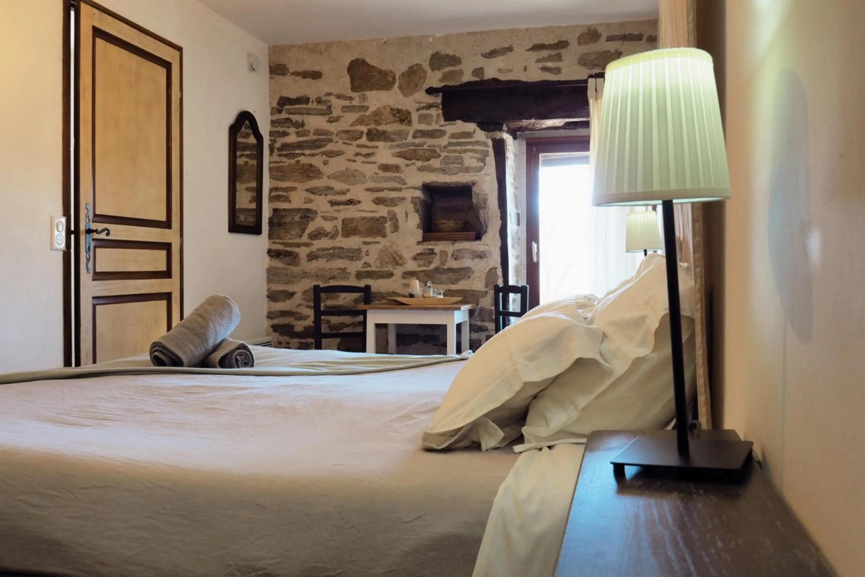 Bedroom, Bed in la Ferme de Vazerat