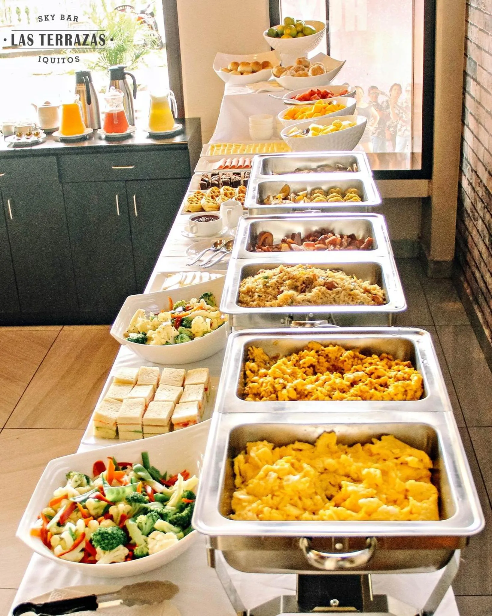 Buffet breakfast in Hotel de Turistas Iquitos