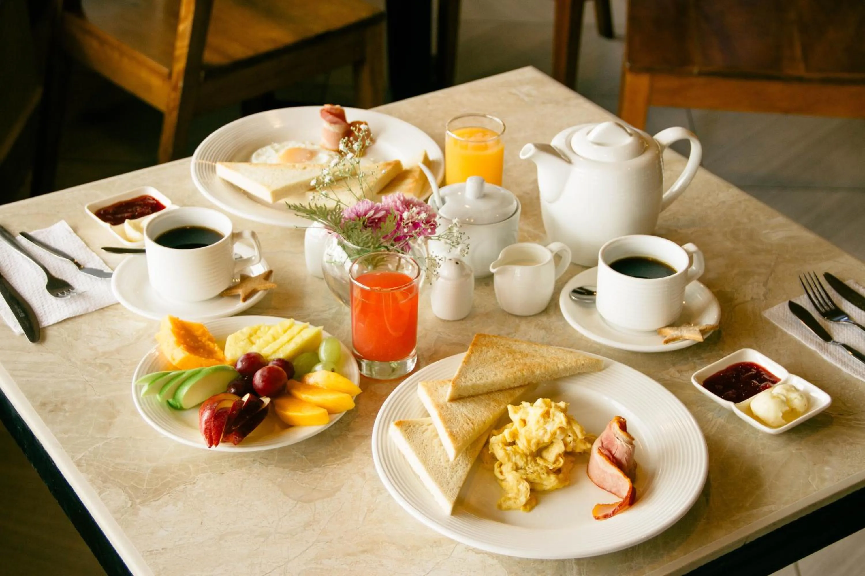 Breakfast in Hotel de Turistas Iquitos