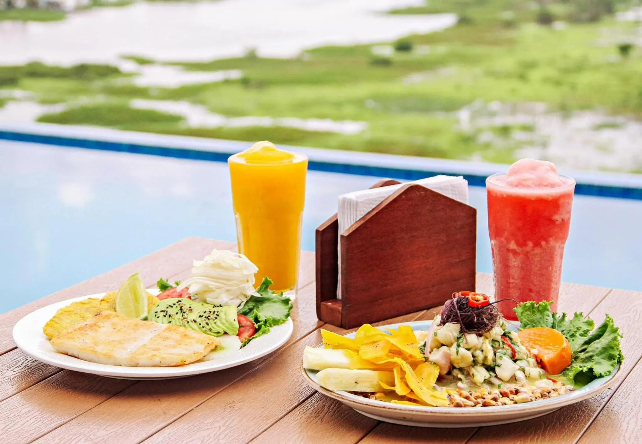 Food and drinks in Hotel de Turistas Iquitos