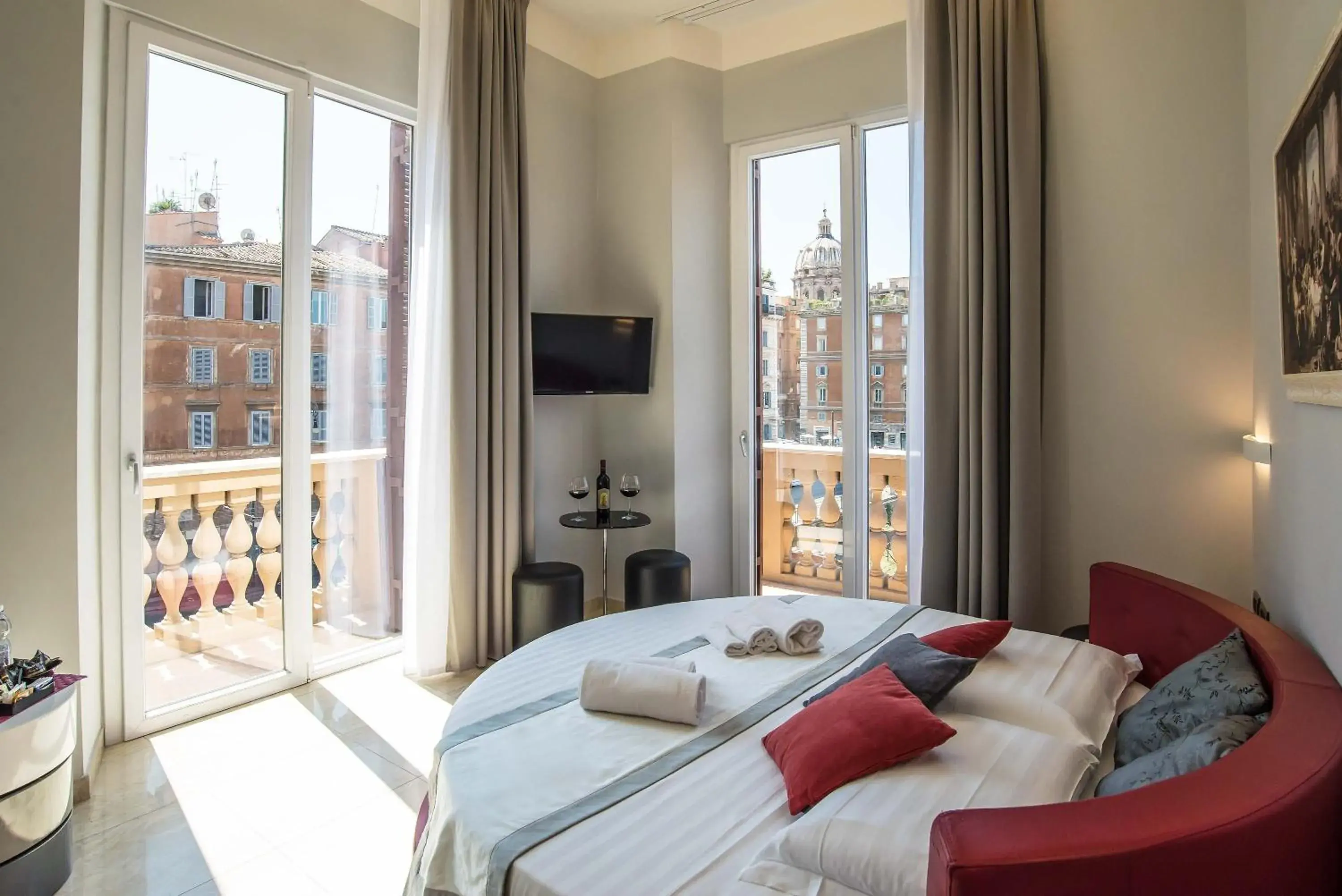 Bedroom, Bed in Pantheon Caesar Relais Bedroom, Bed in Pantheon Caesar Relais