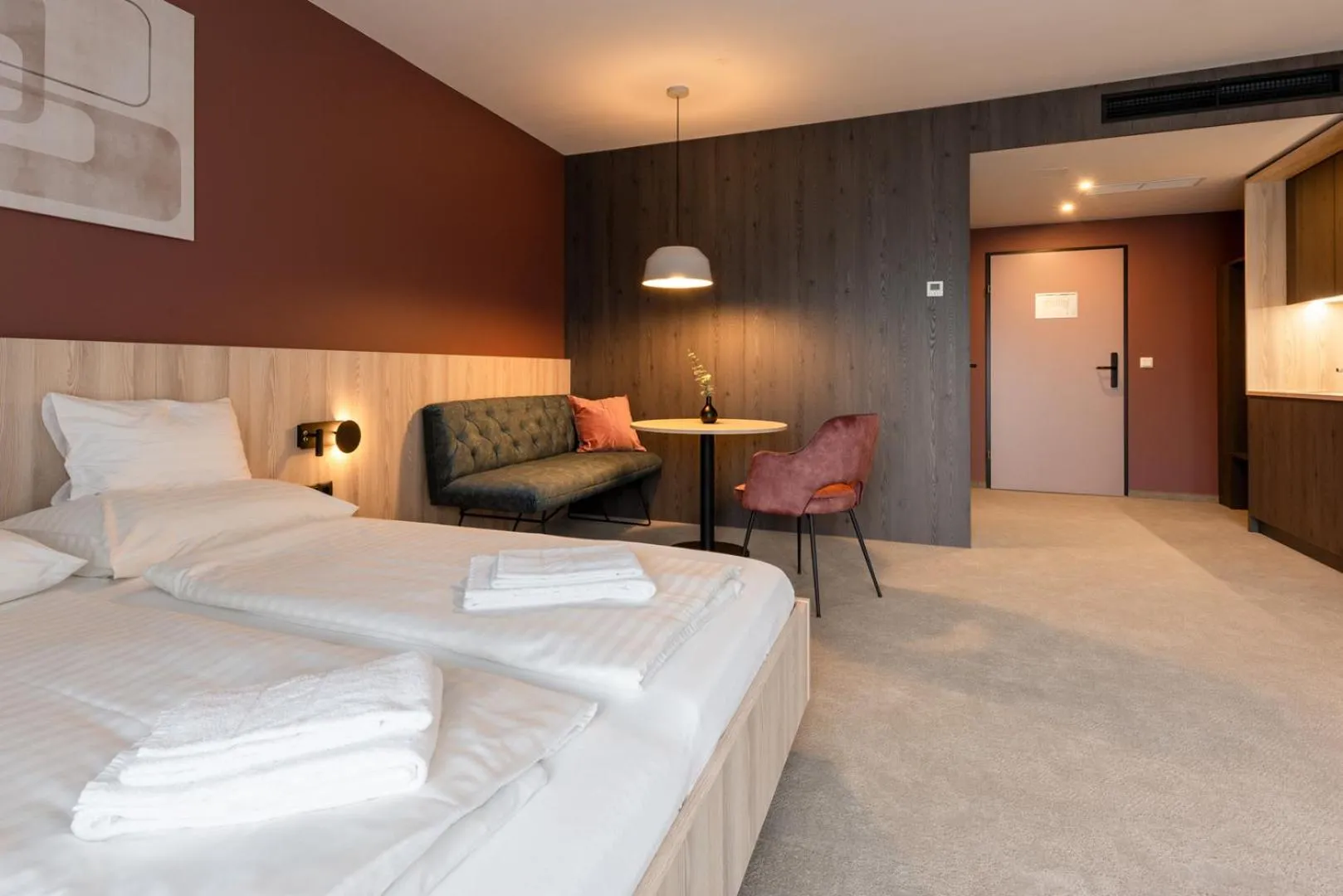 Seating area, Bed in Hotel Novapart stay smart