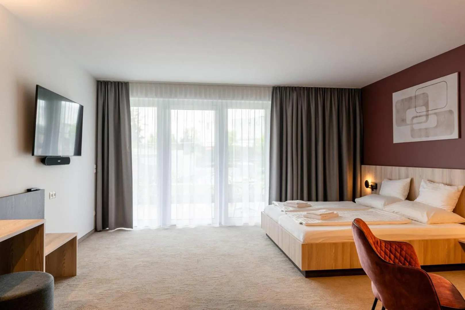 Bedroom, Bed in Hotel Novapart stay smart