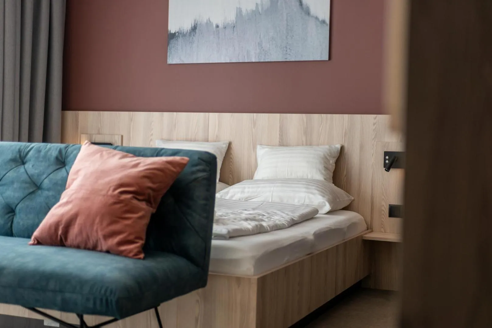 Seating area, Bed in Hotel Novapart stay smart
