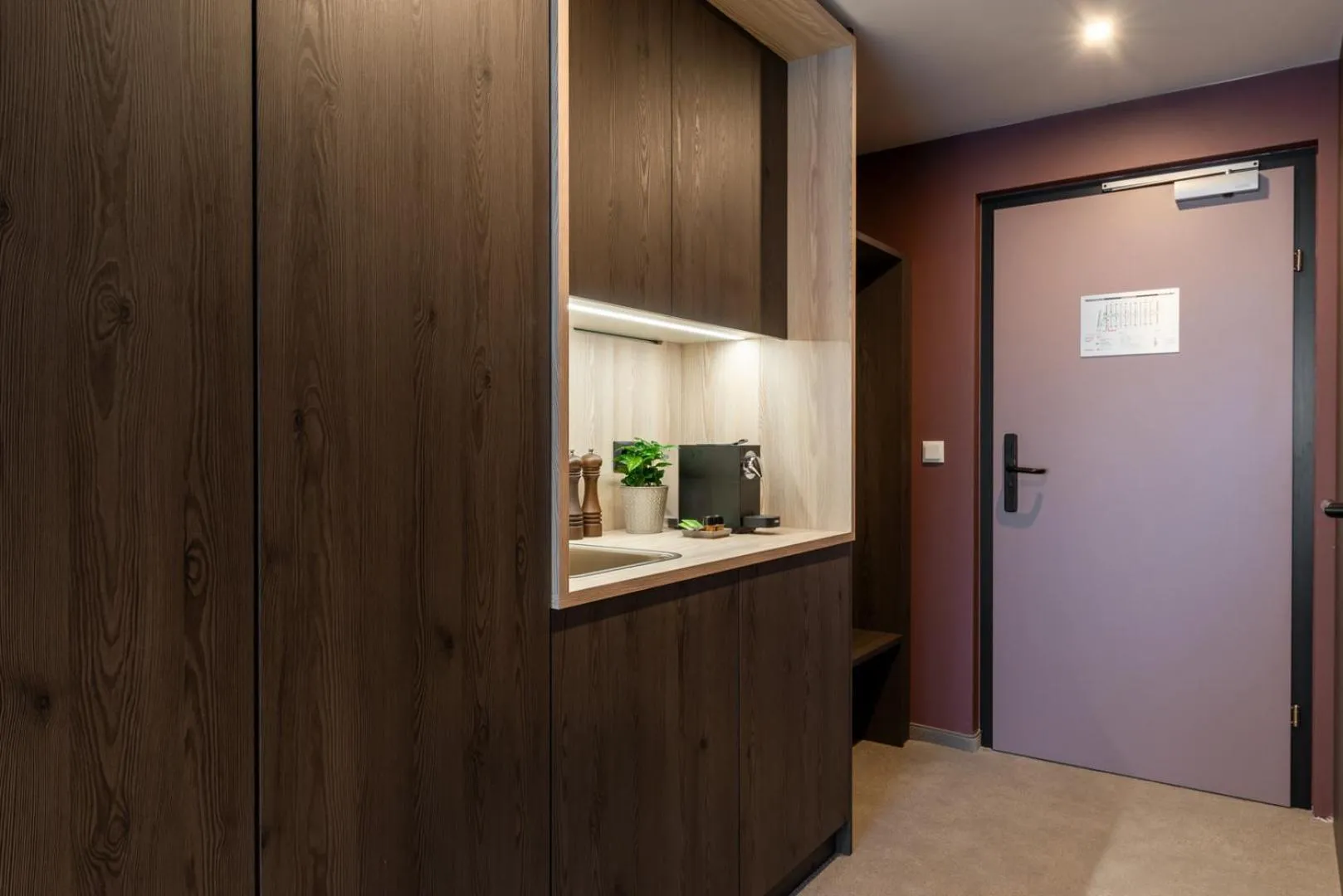 Kitchen or kitchenette in Hotel Novapart stay smart