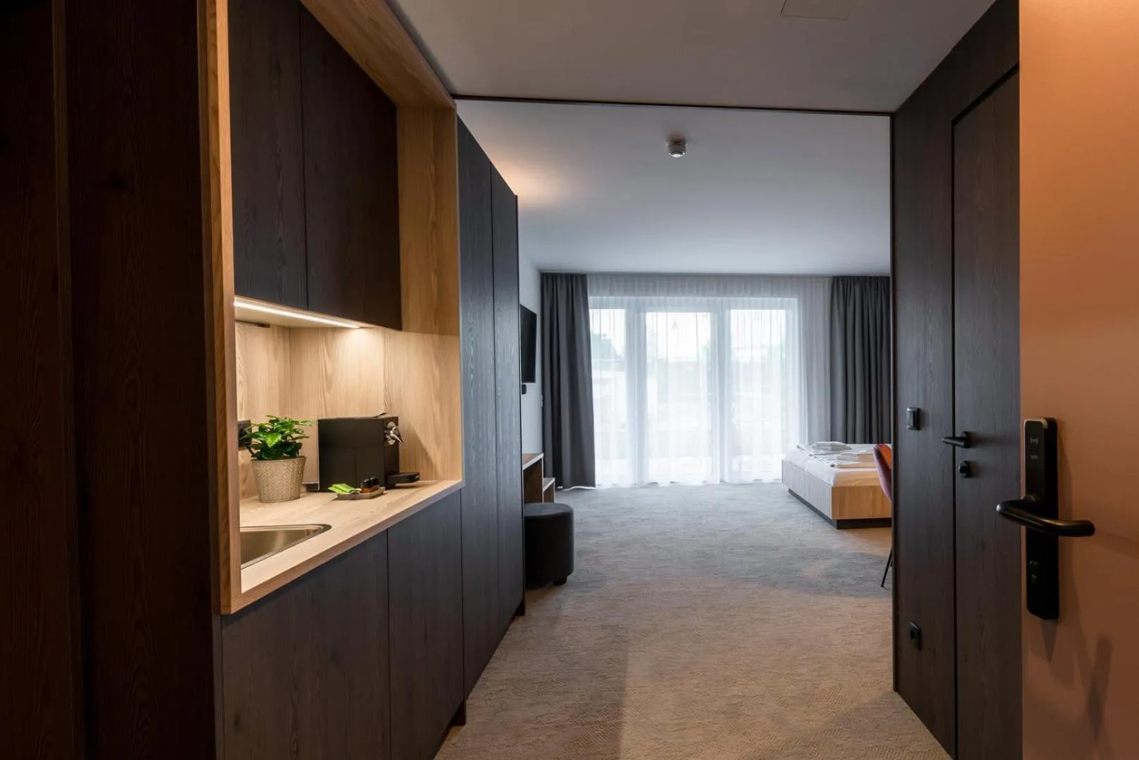 Kitchen or kitchenette in Hotel Novapart stay smart
