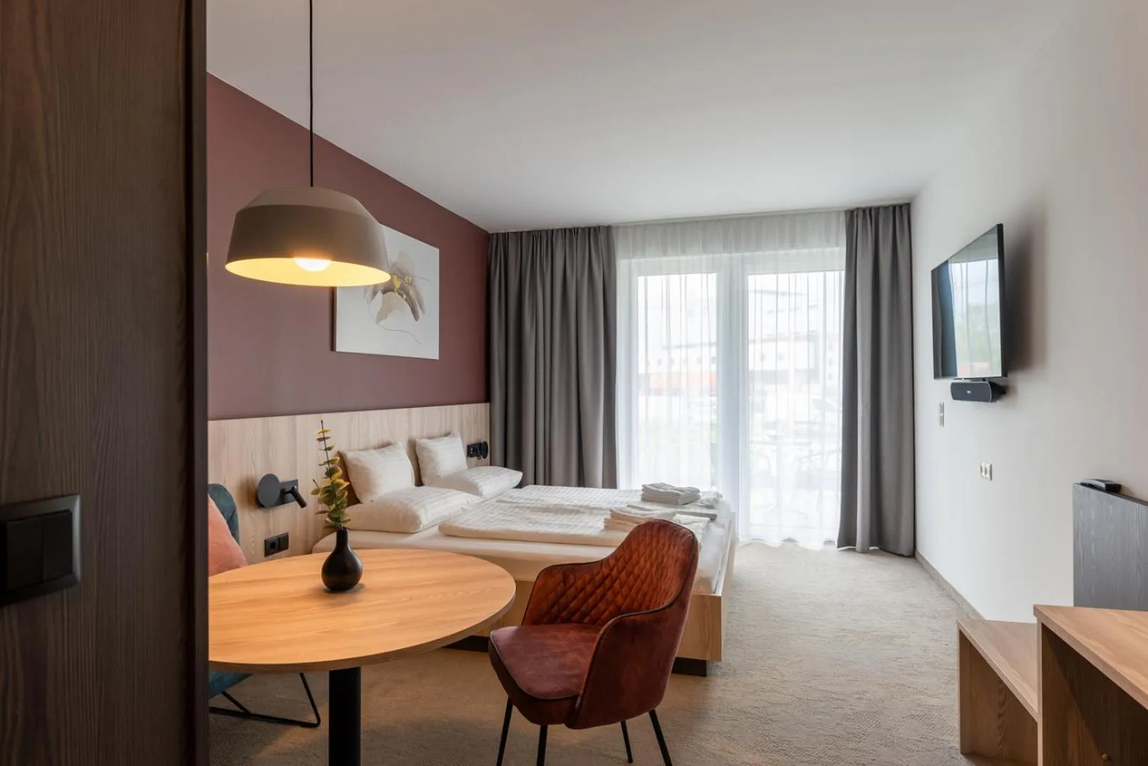 Seating area, Bed in Hotel Novapart stay smart