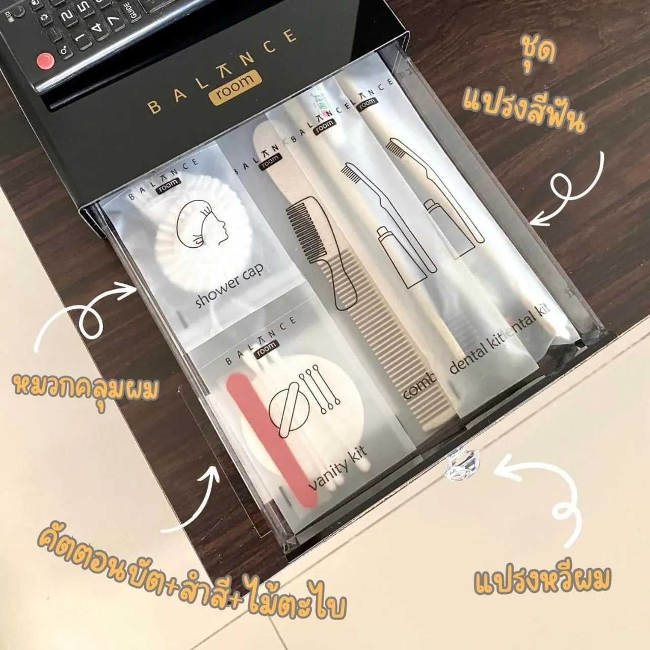 Area and facilities in Balance room