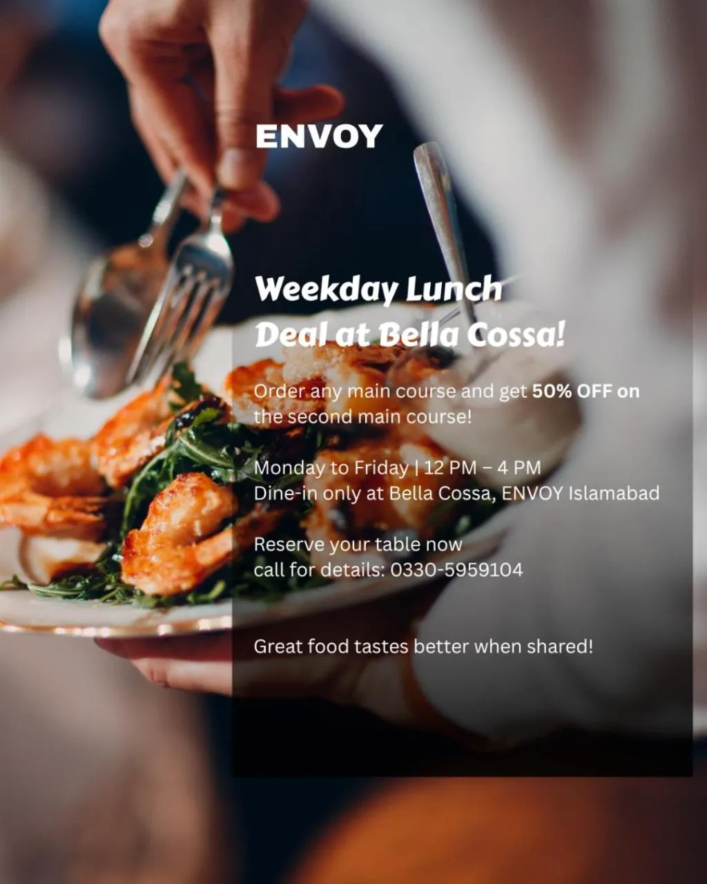 Food in Envoy Continental Hotel, Blue Area, Islamabad