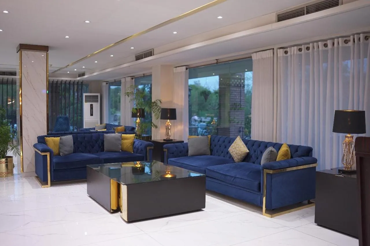 Seating area in Envoy Continental Hotel, Blue Area, Islamabad