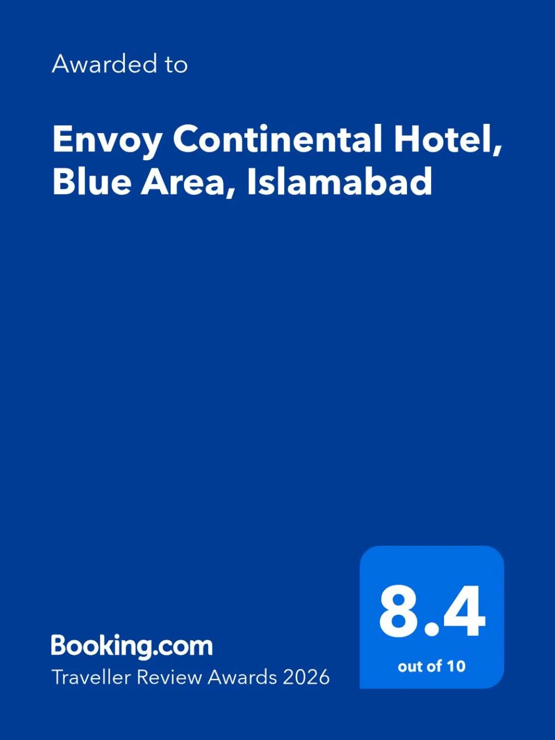 Envoy Continental Hotel, Blue Area, Islamabad