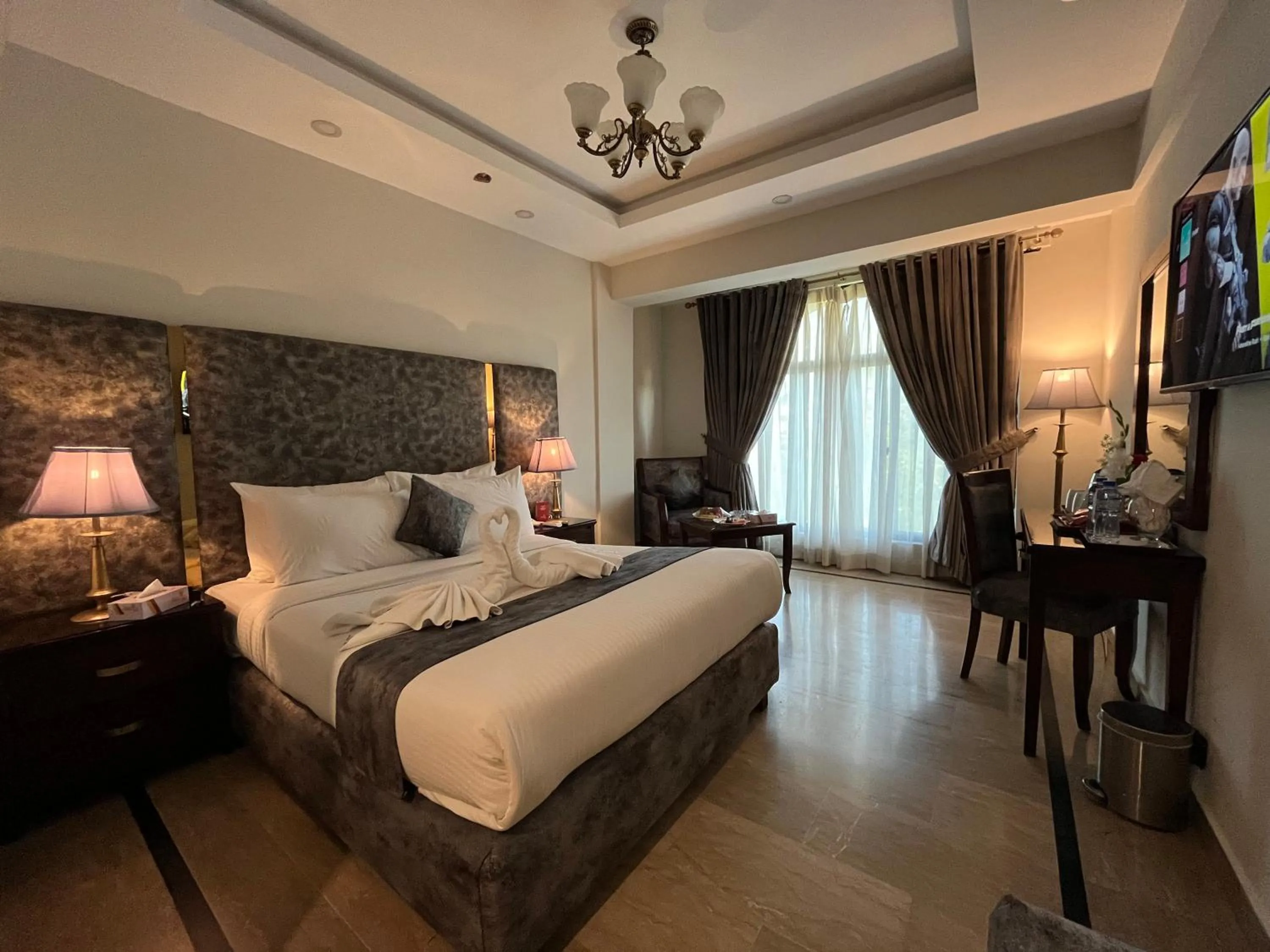 Bed in Envoy Continental Hotel, Blue Area, Islamabad