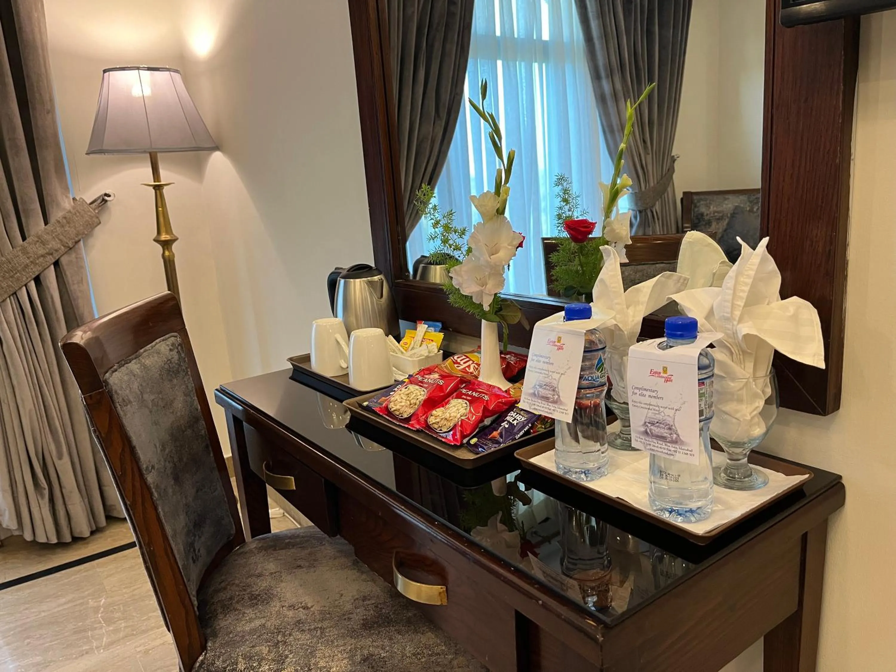 minibar in Envoy Continental Hotel, Blue Area, Islamabad