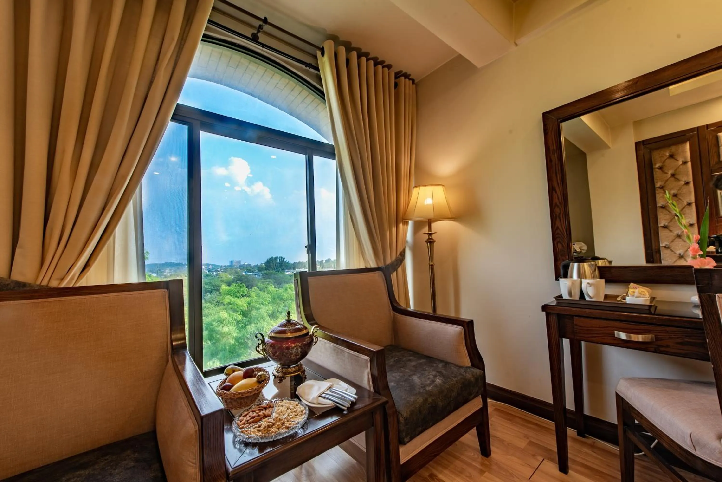 Seating area in Envoy Continental Hotel, Blue Area, Islamabad