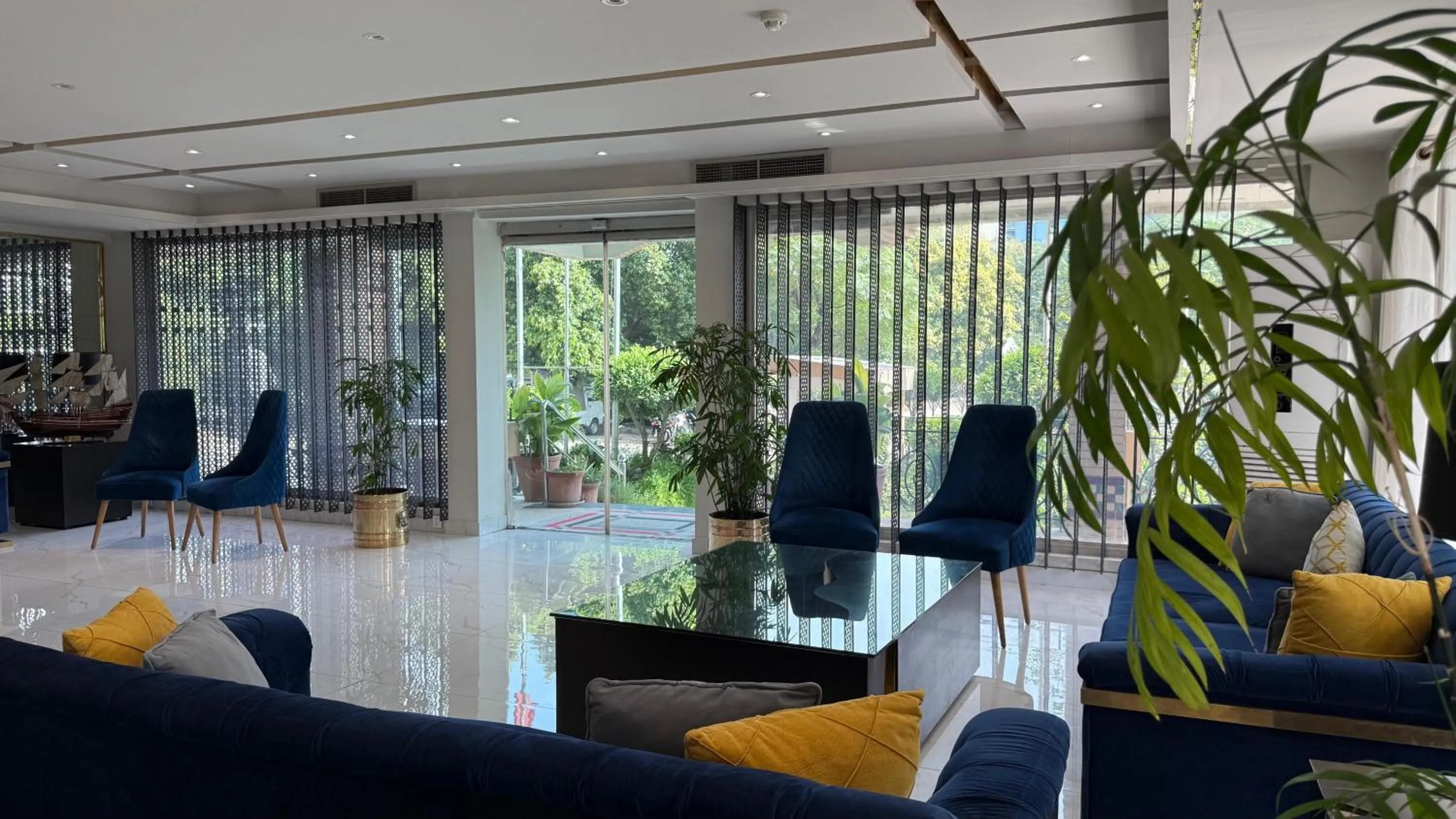 Seating area in Envoy Continental Hotel, Blue Area, Islamabad