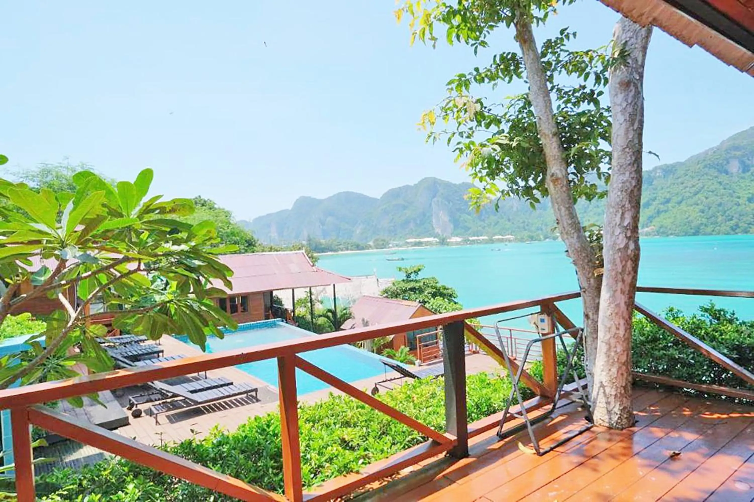 Patio in The Cobble Beach Hotel- Phi Phi Island