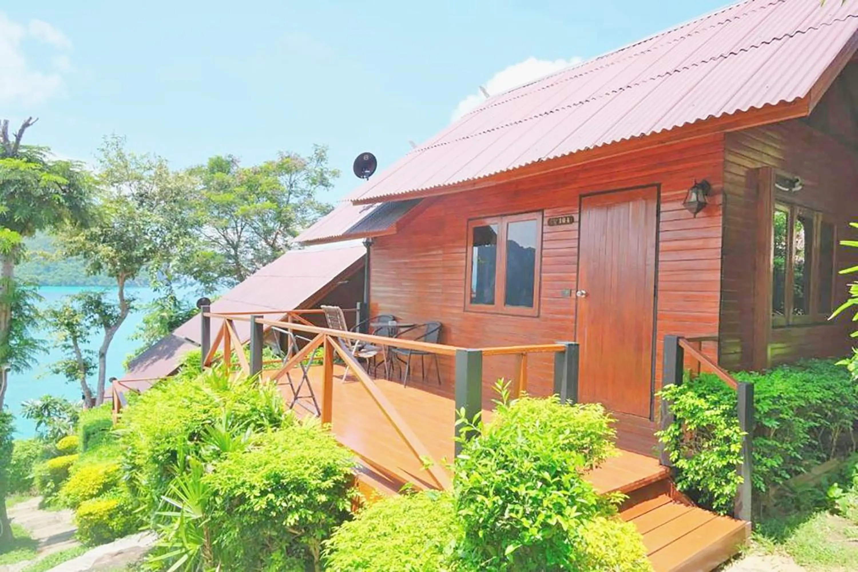 Patio in The Cobble Beach Hotel- Phi Phi Island