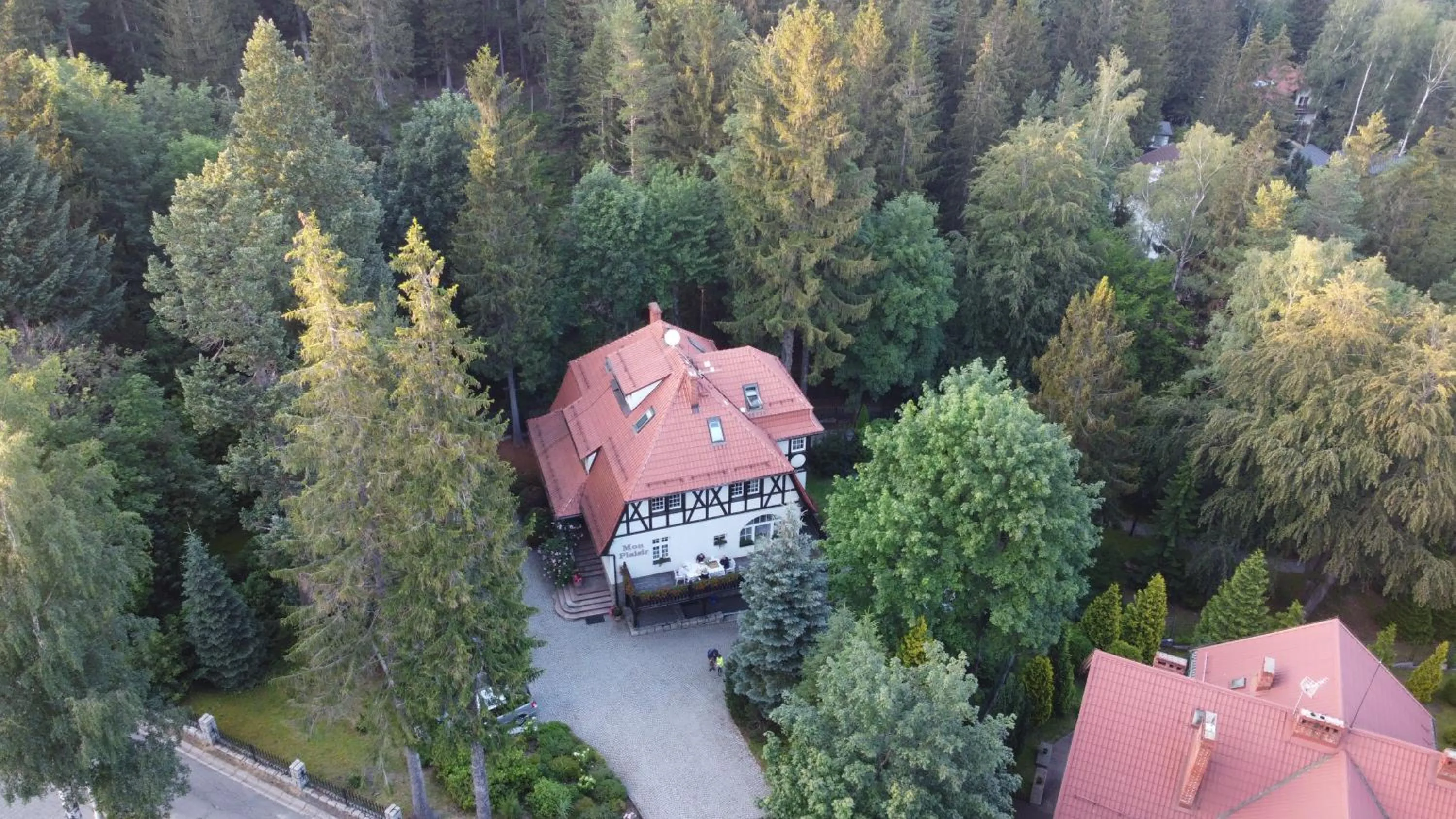Bird's eye view in Mon Plaisir