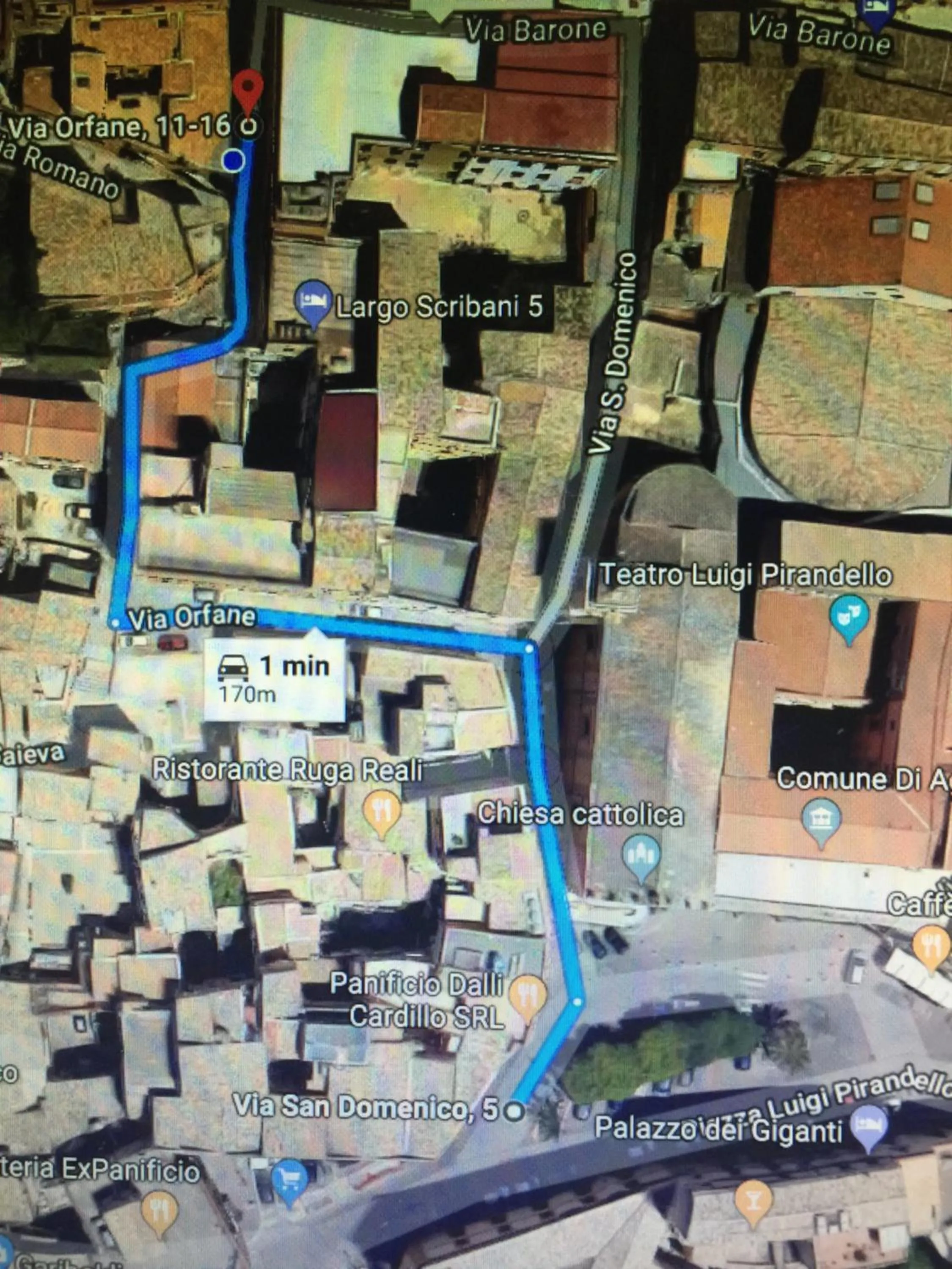 Floor plan in La Nuova Girgenti