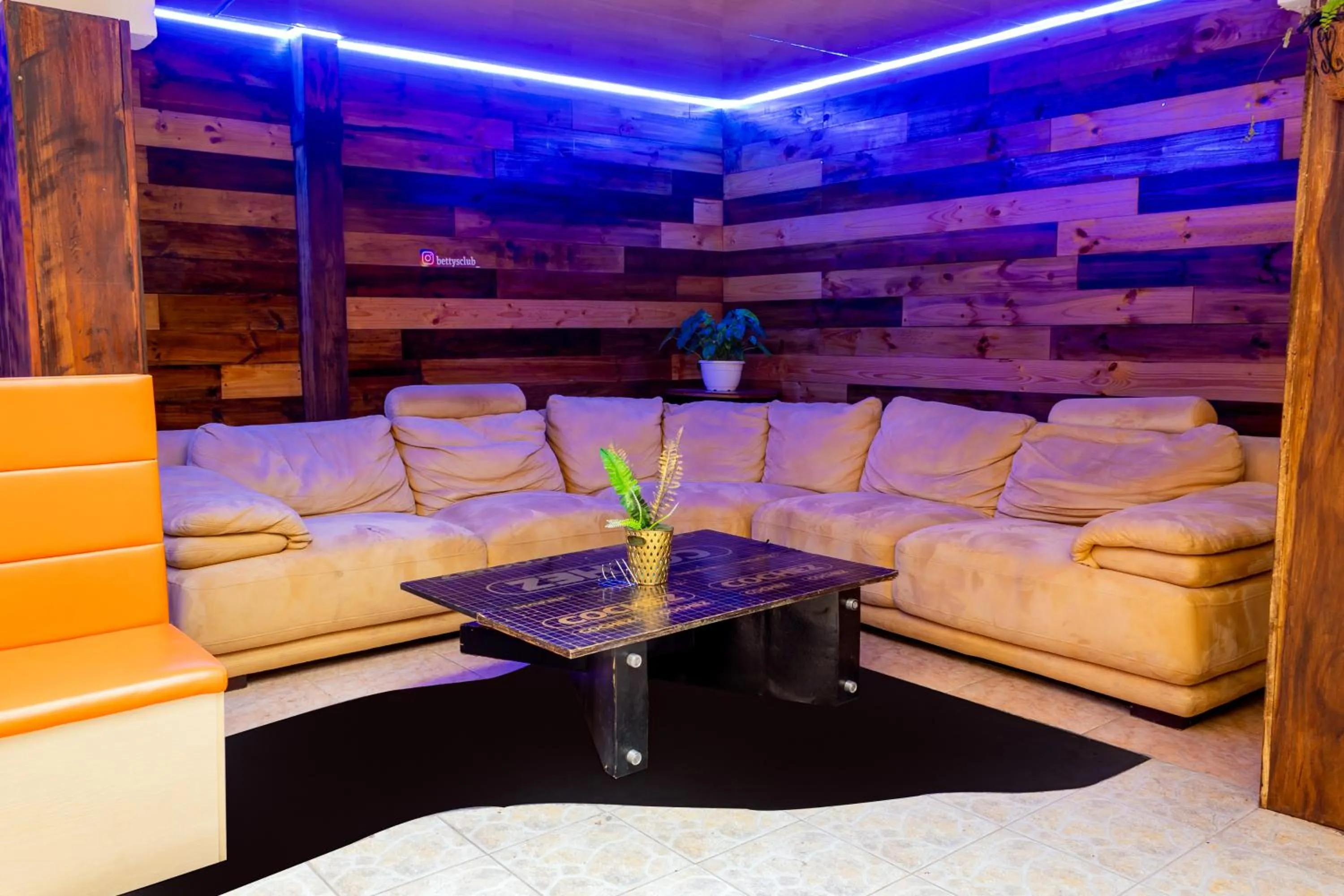 Living room in Hotel Guacamaya