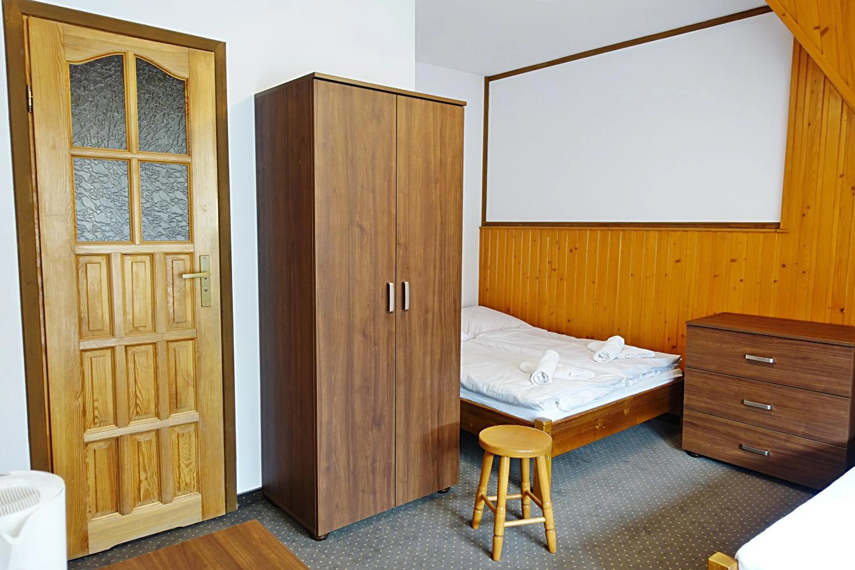 Bed in Pokoje gościnne u Komperdow pod wyciągiem narciarskim Kaniowka