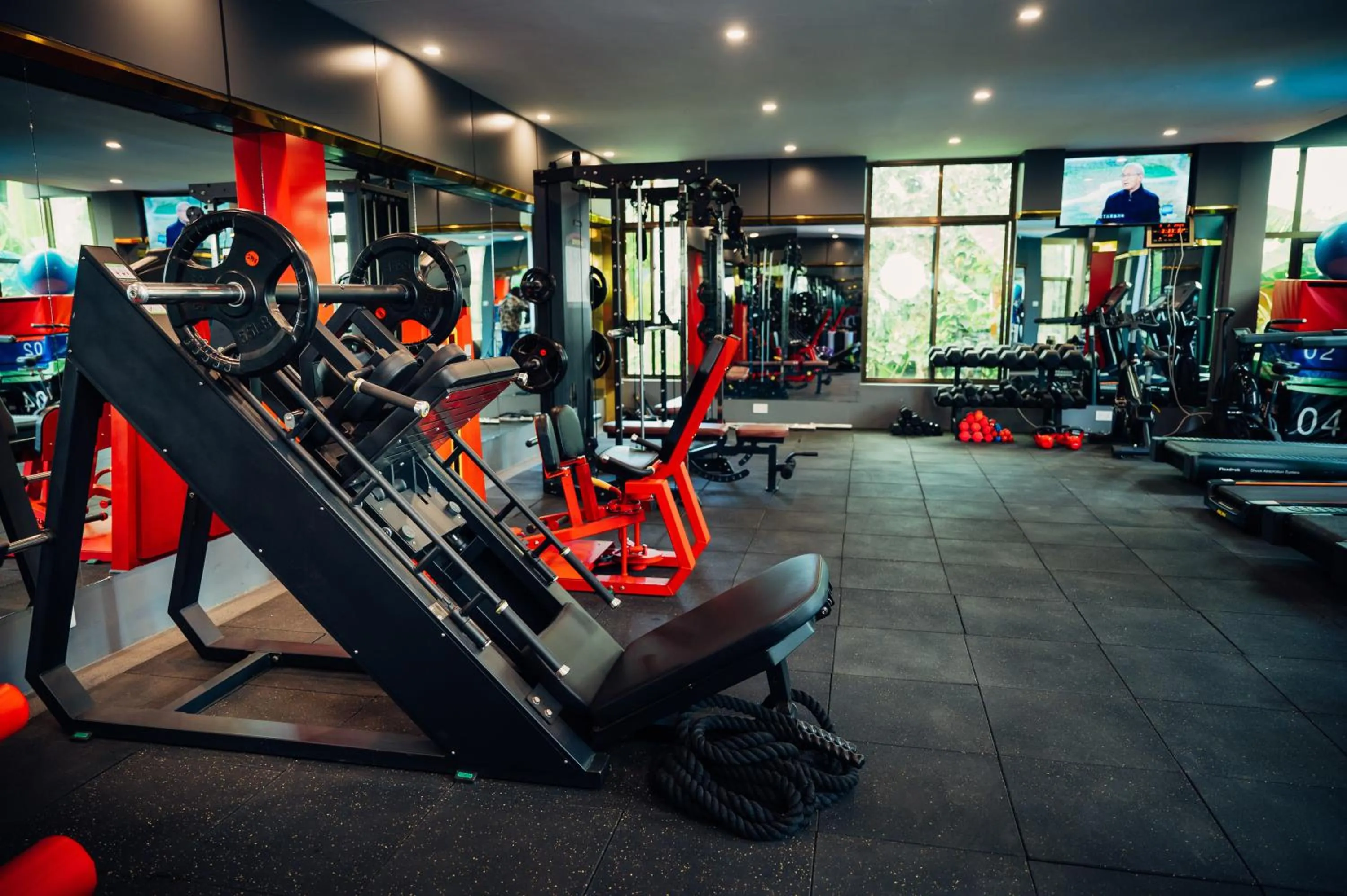 Fitness centre/facilities in Green Mountain Hotel