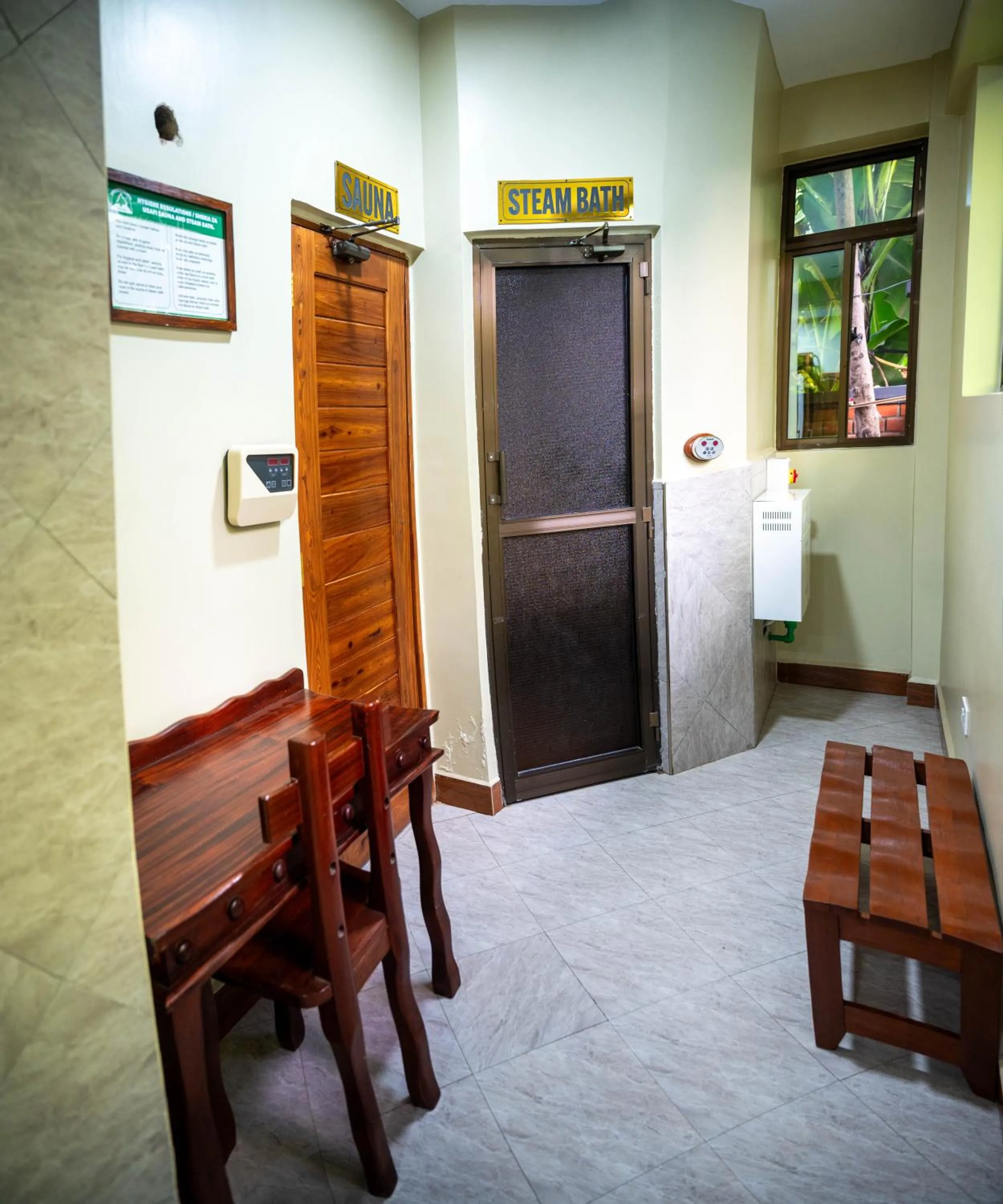 Sauna in Green Mountain Hotel