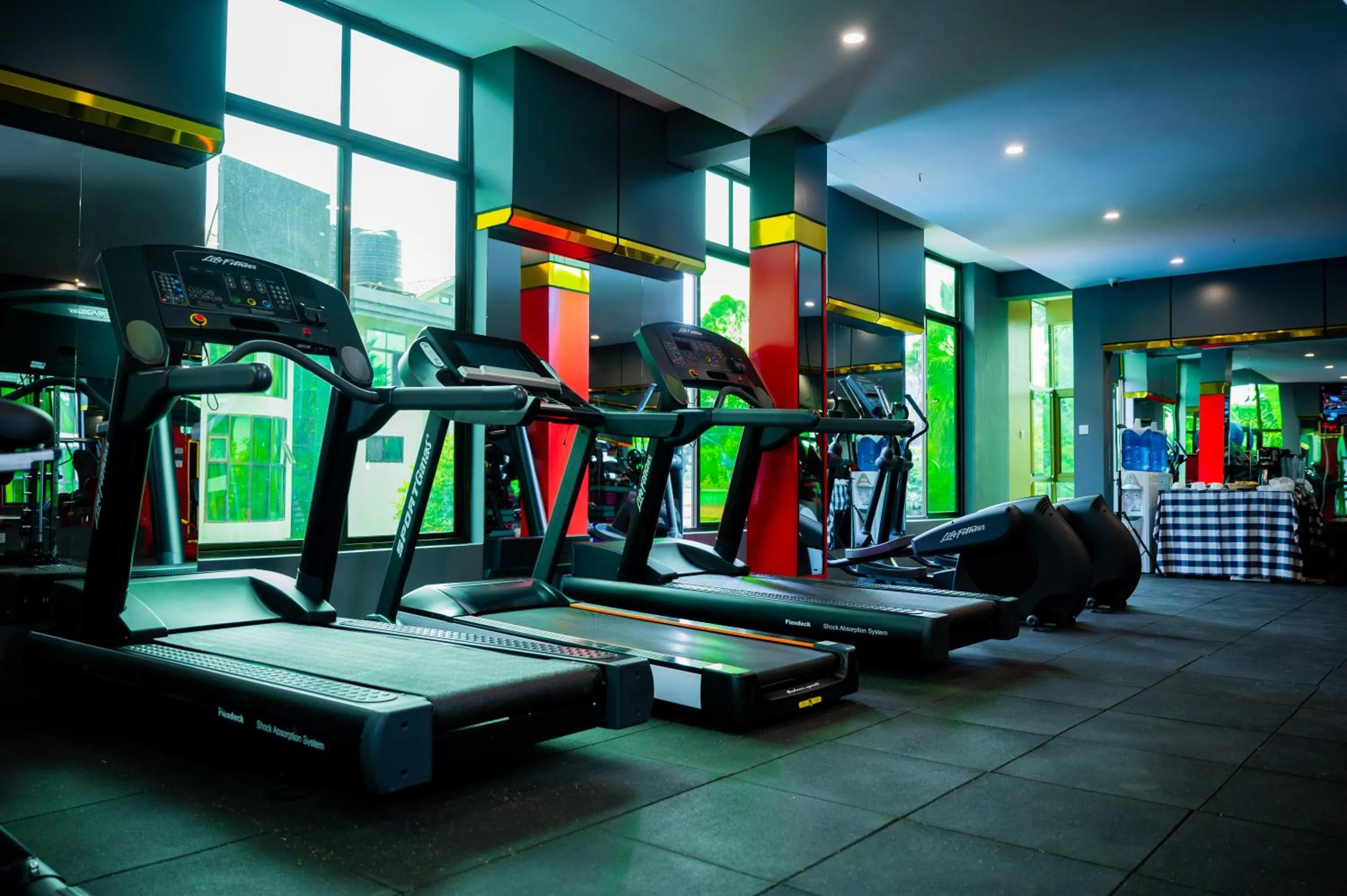 Fitness centre/facilities in Green Mountain Hotel