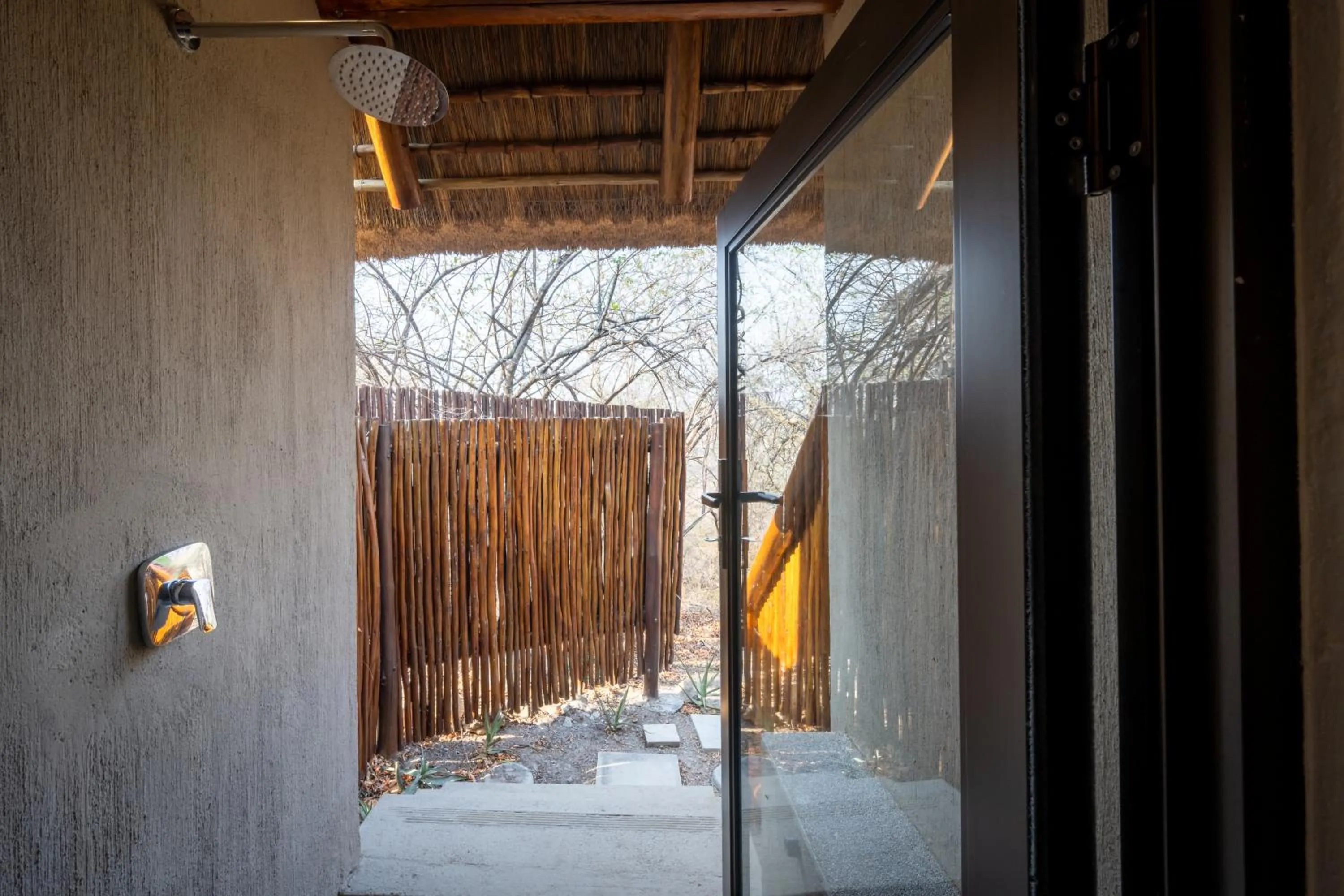 Shower in Sausage Tree Safari Camp