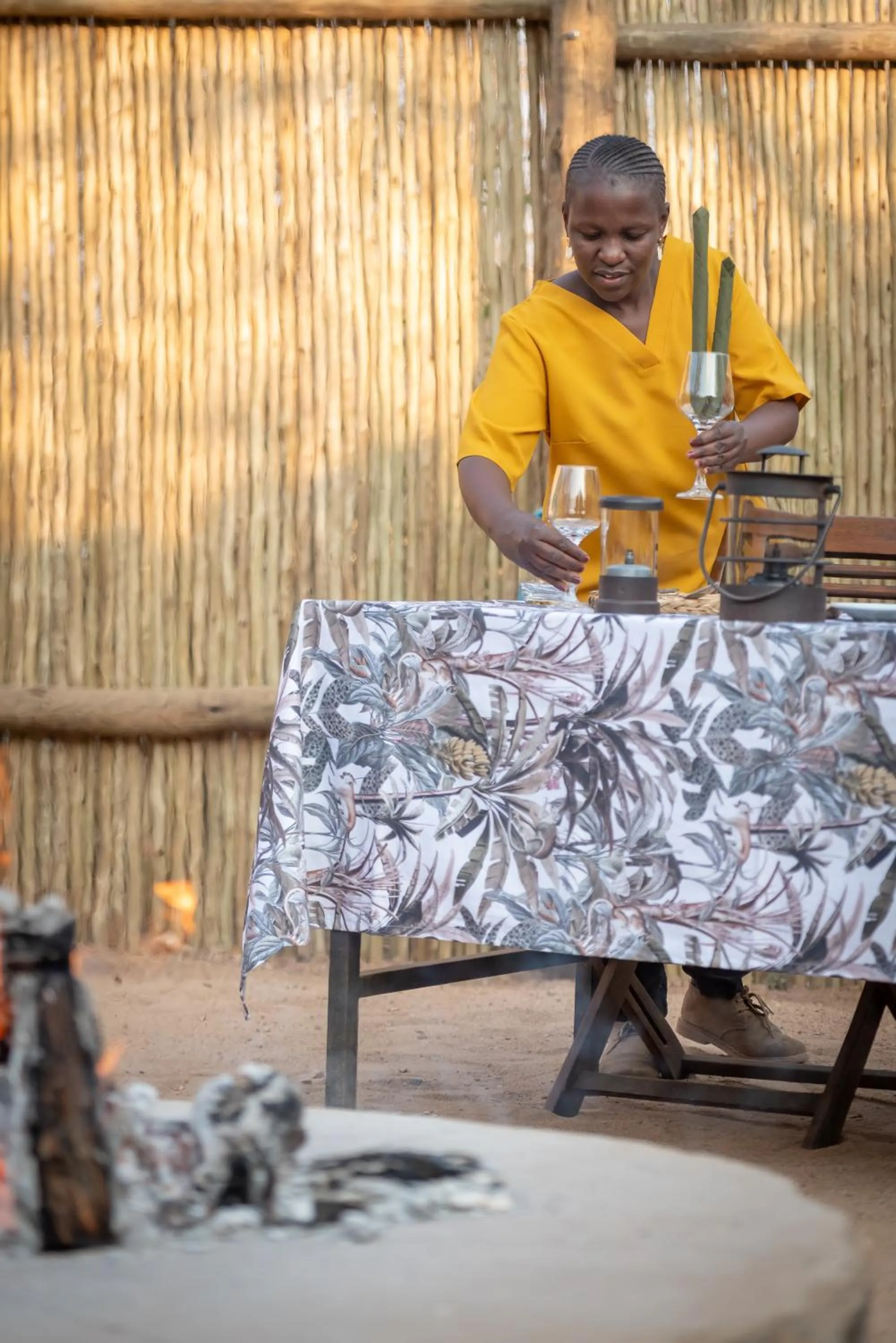 Staff in Sausage Tree Safari Camp